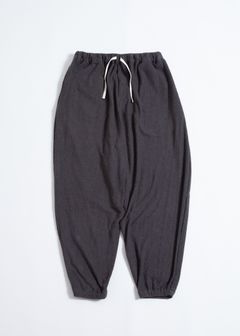 SAUNAS"サ"Towel Cloth Wide Easy Pants -パジャマ-（Charcoal Gray / チャコールグレー）