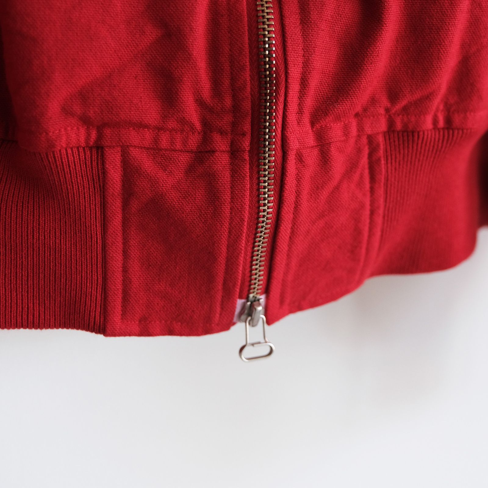 Cotton Canvas MA-1 Blouson -ブルゾン-（Red / レッド）