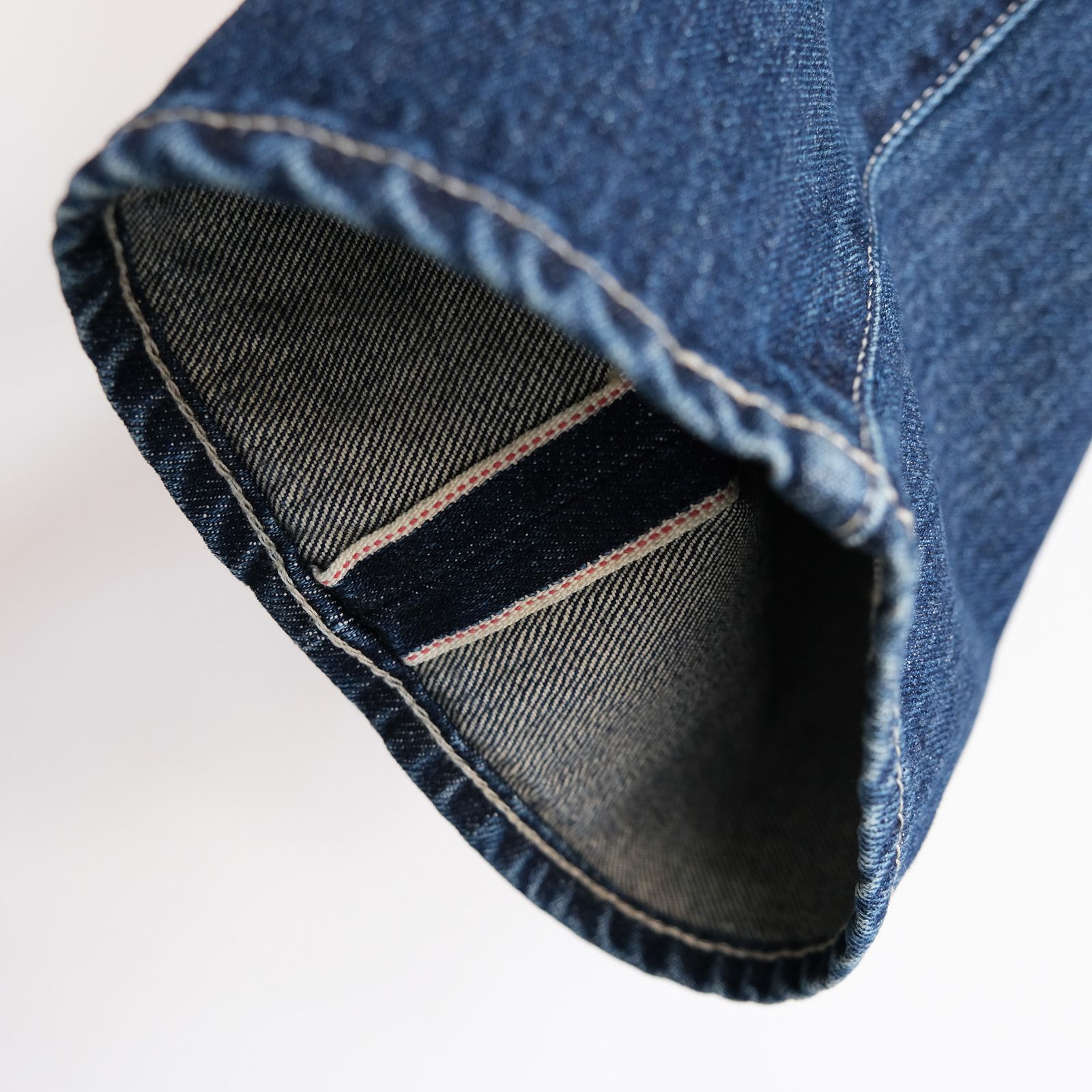 Selvage Denim Five Pocket Tapered Pants -パンツ-（Indigo Dark Fade / インディゴダークフェード）