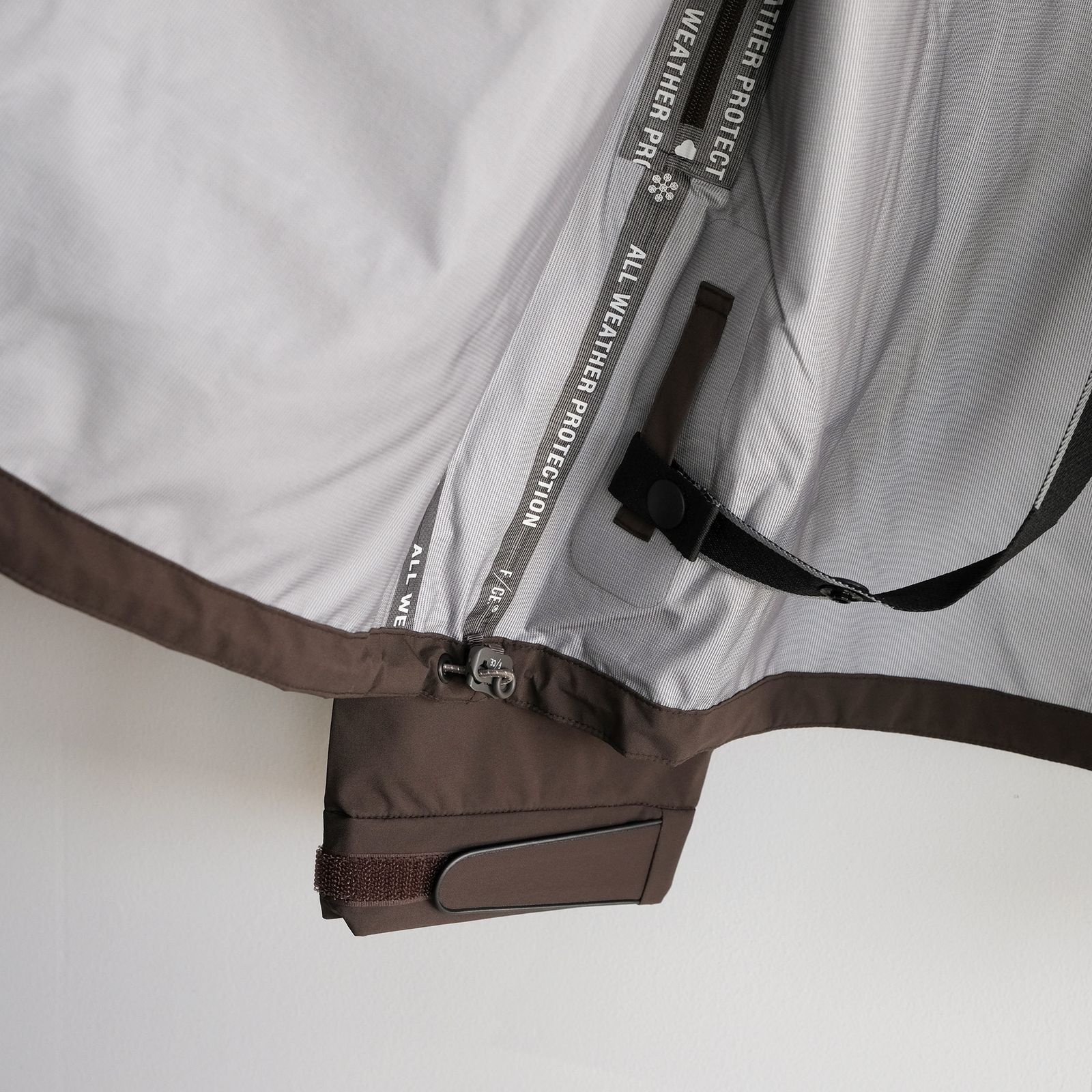 Partex Stand-Collar Shell -ブルゾン-（Brown / ブラウン）