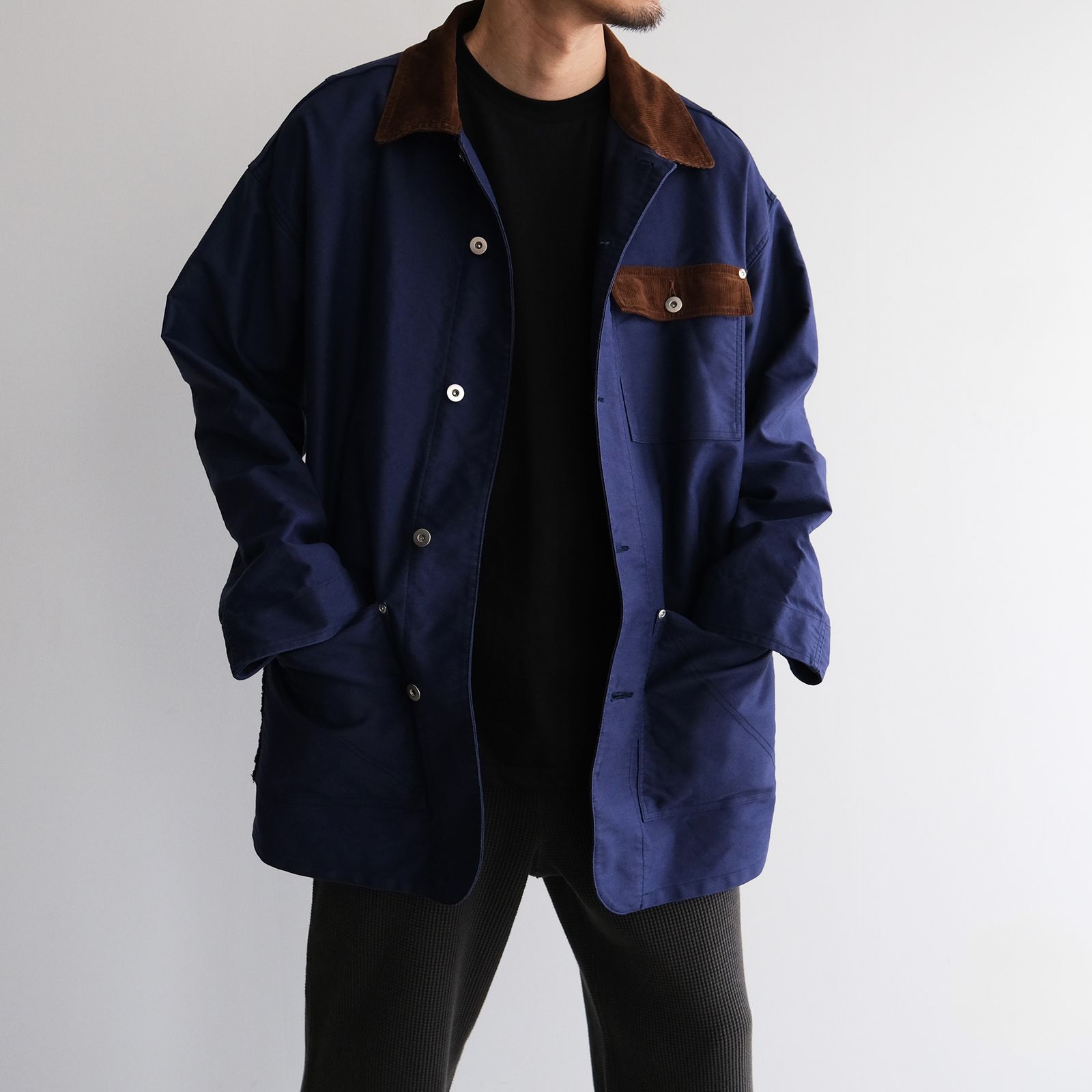 French Work Coverall Jacket -ジャケット-（Blue / ブルー）