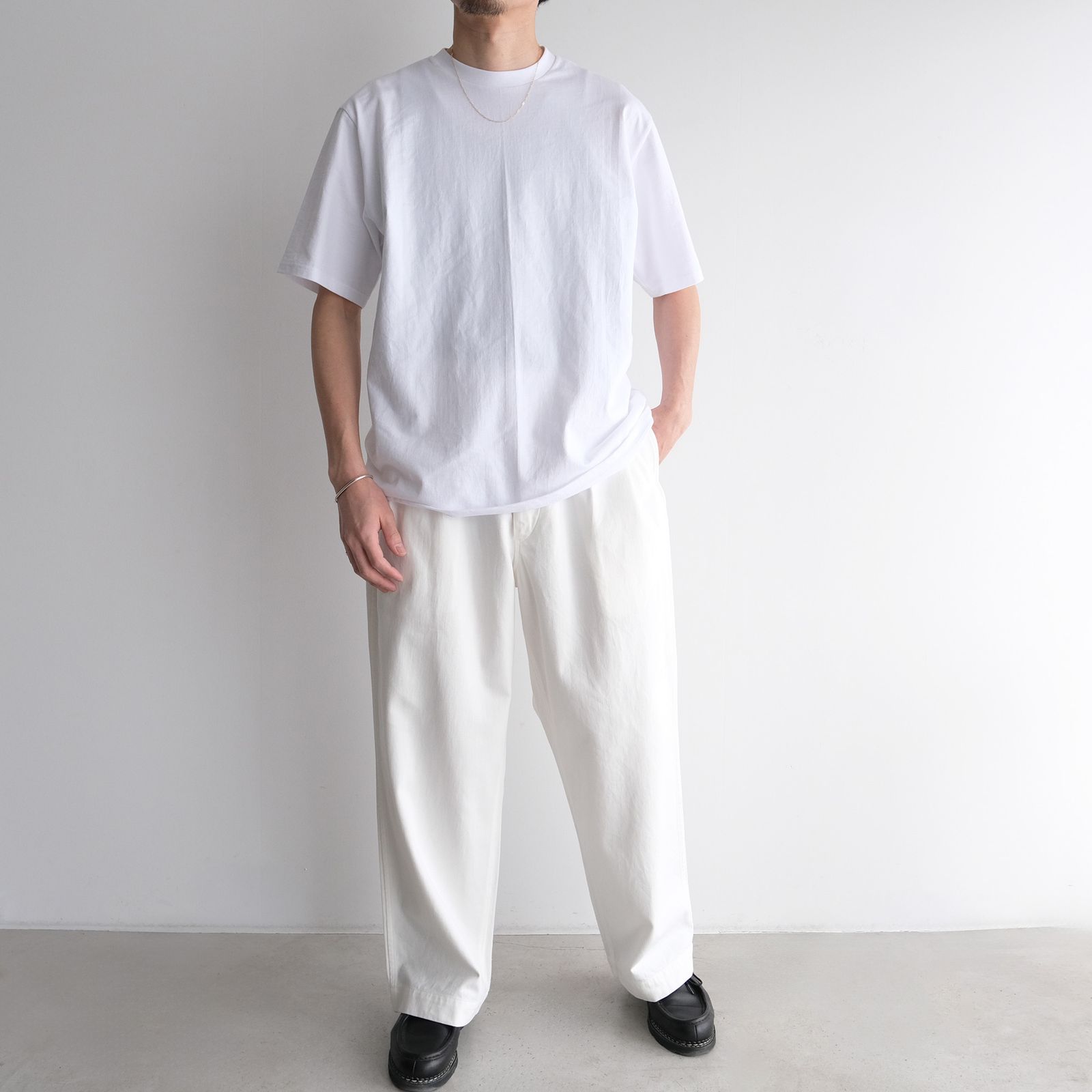 Satin Military Pants -パンツ-（Off White / オフホワイト）