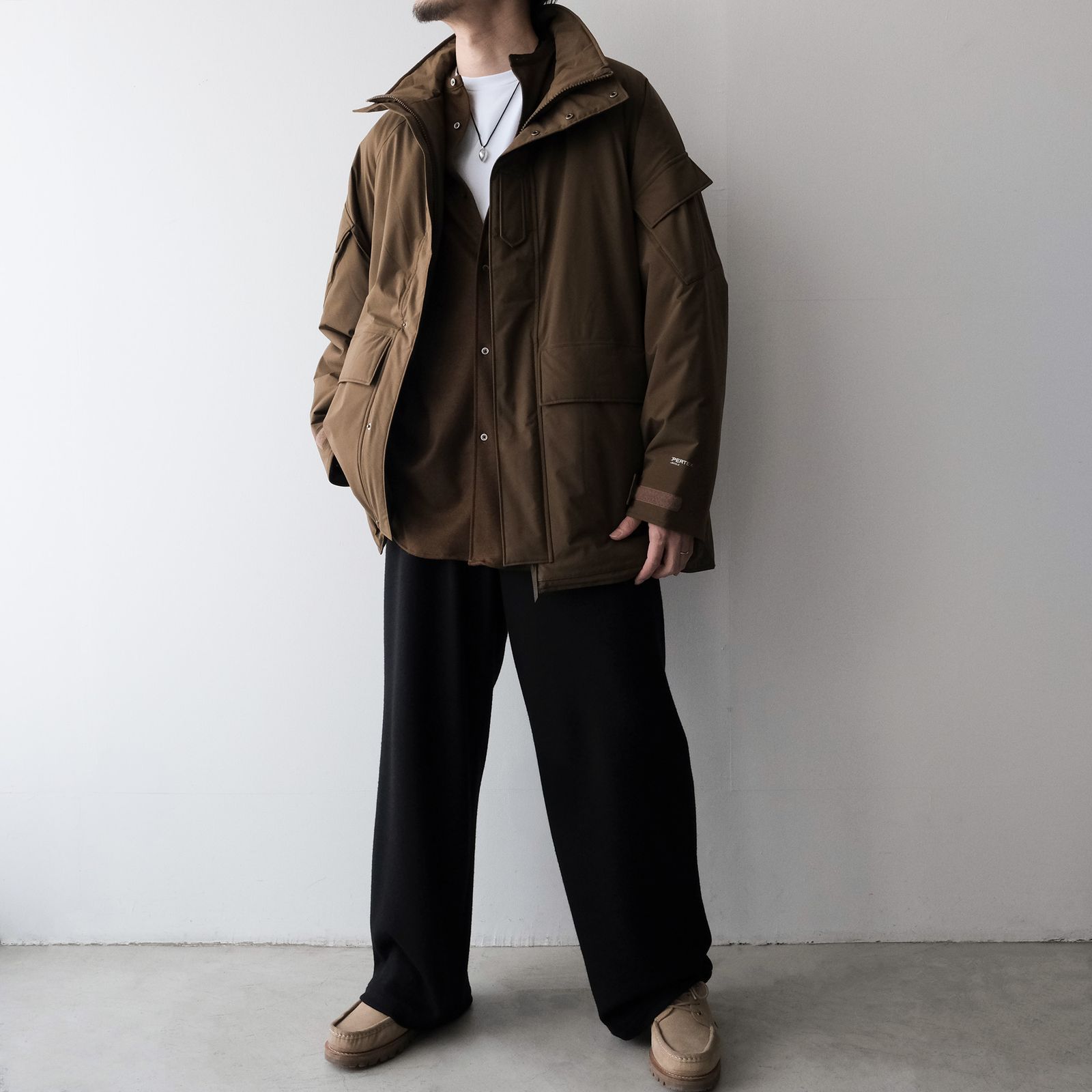 PERTEX SHIELD Insulated Military Parka -ジャケット-（Brown / ブラウン）GM263-30271