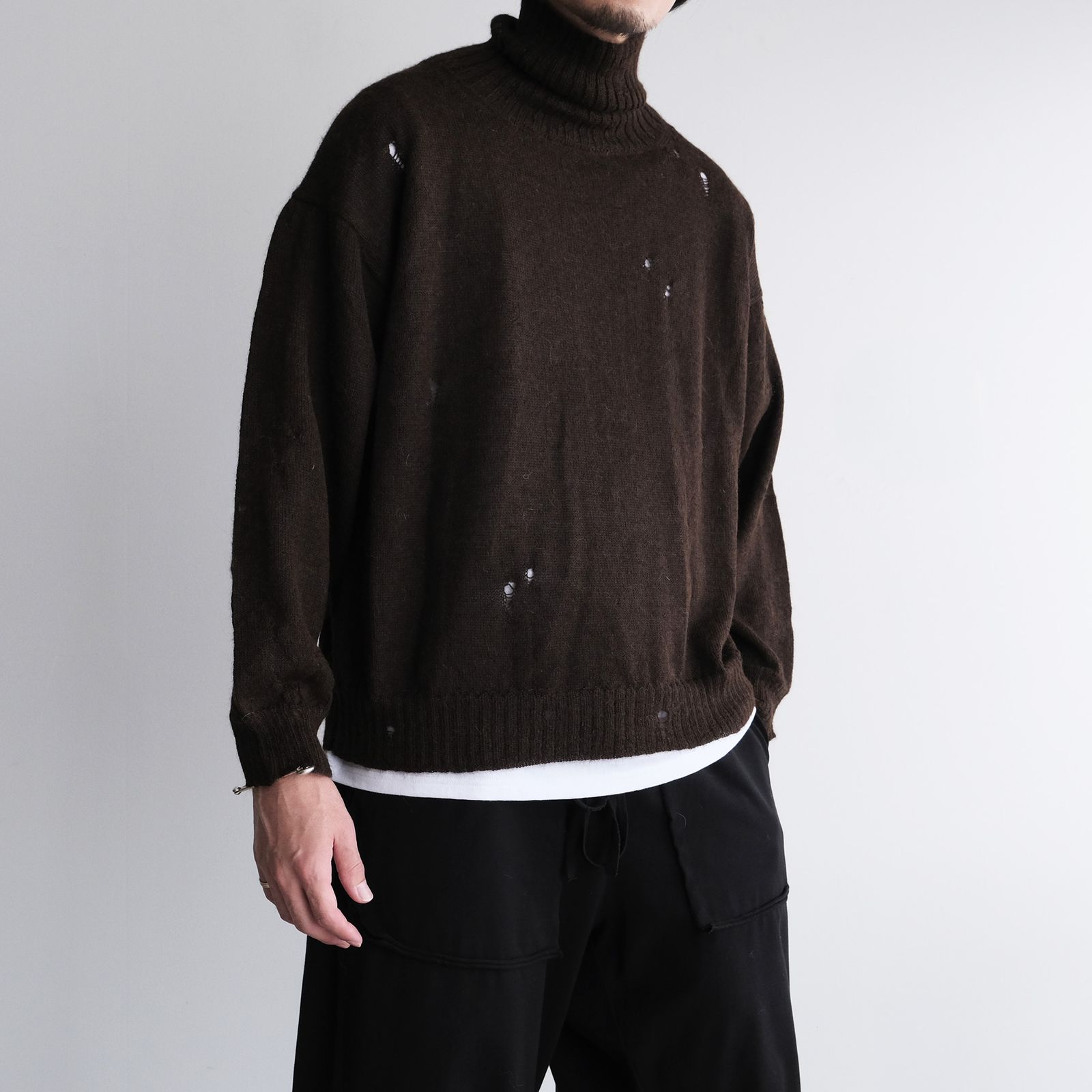 Turtleneck Sweater -ニット-（Brown / ブラウン）