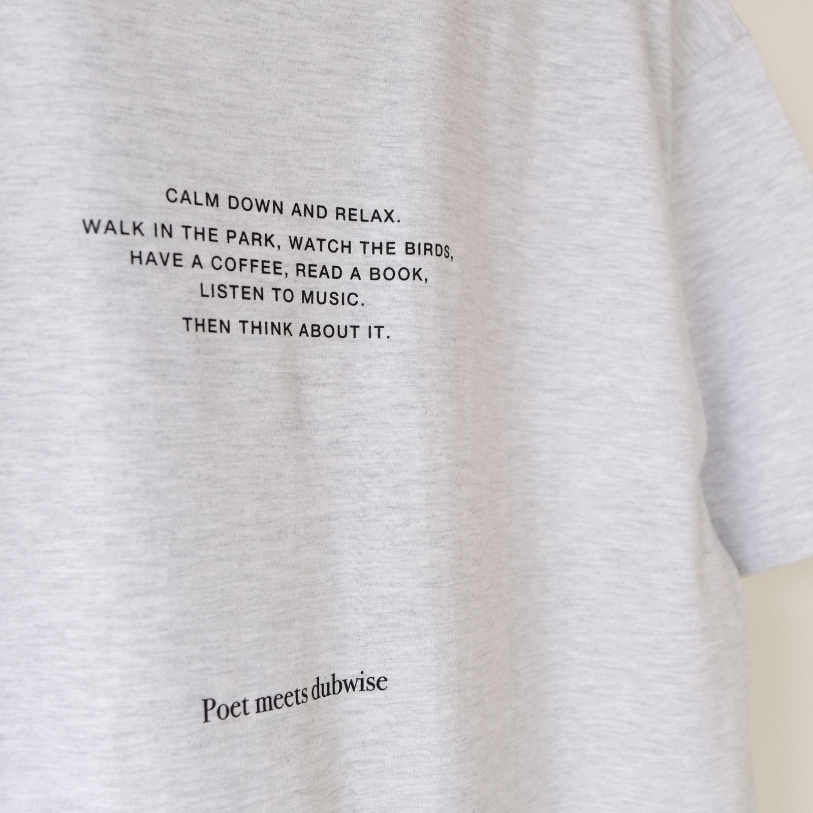 PMD+"Calm Down T-Shirt" -Tシャツ-（A.Gray / A.グレー）