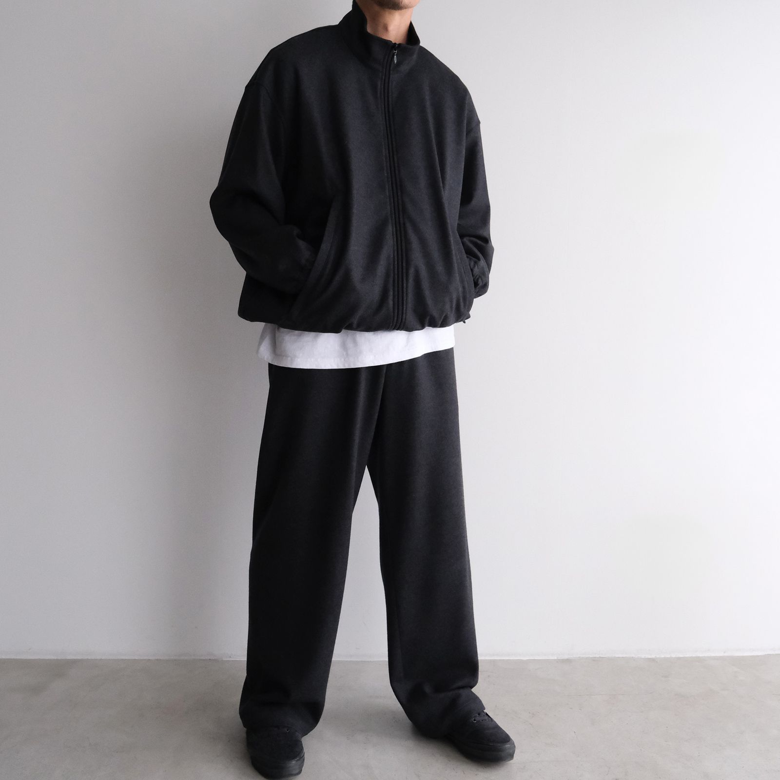 Wool Smooth Flannel Track Blouson -ブルゾン-（Gray / グレー）GU253-30220B
