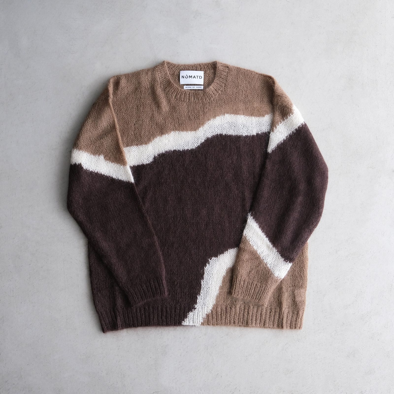 Hand Knitted Mohair Sweater -ニット-（Brown / ブラウン）