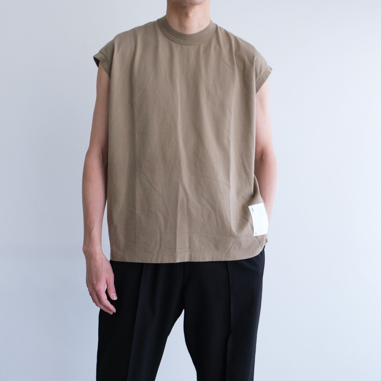 NS Tee - ノースリーブ -（Khaki / カーキ）