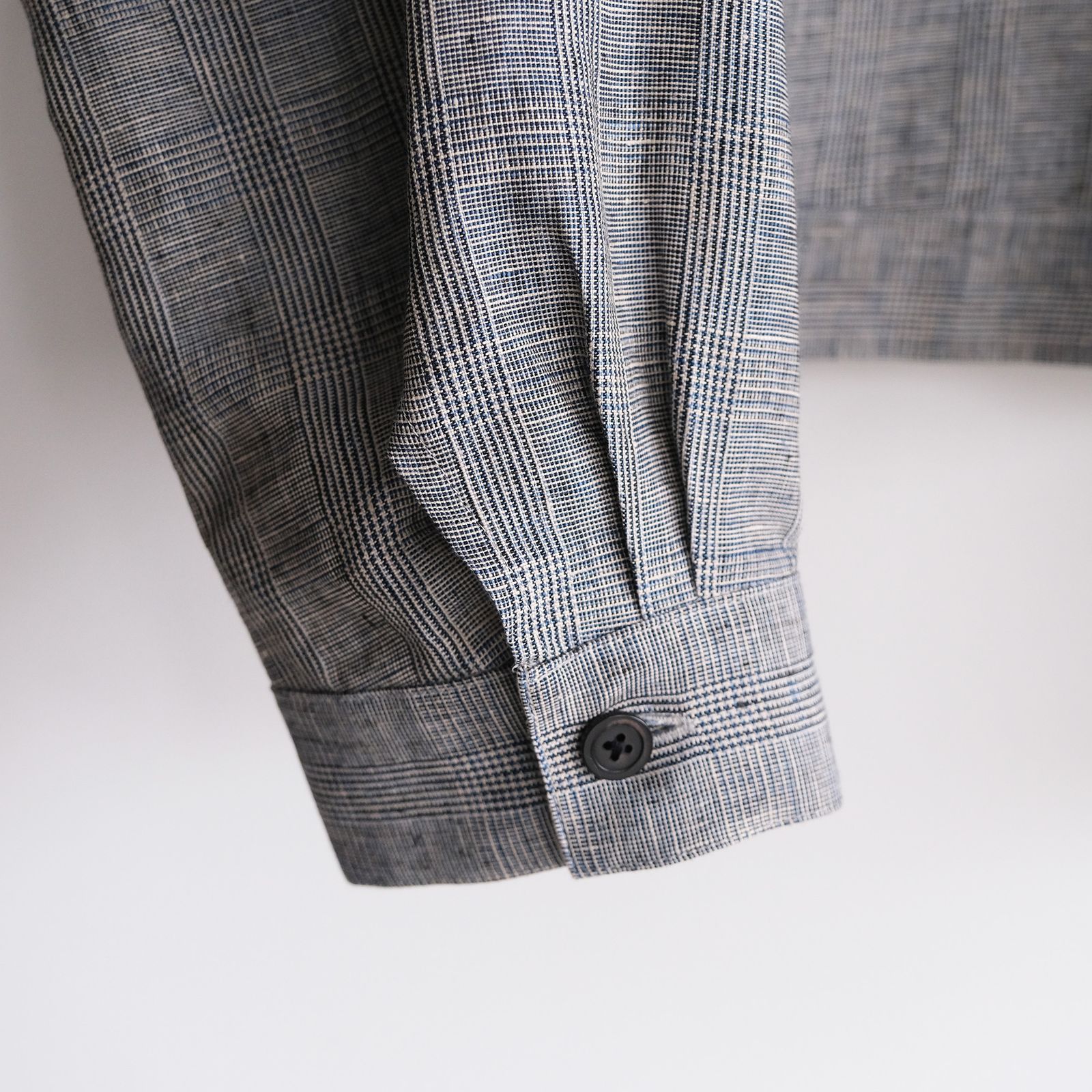 Linen-Trucker Jacket -ジャケット-（G.Plaid / グレンチェック）