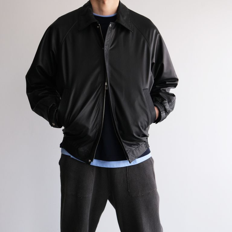 UNIVERSAL PRODUCTS - Leather Bloudon -ブルゾン-（Black / ブラック 