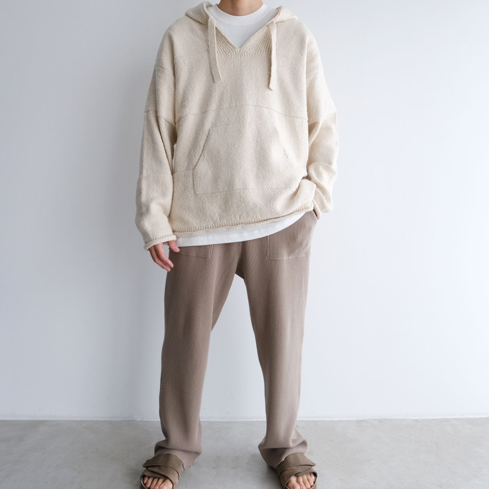 Mexican Knit Hoodie -ニット-（Natural / ナチュラル）