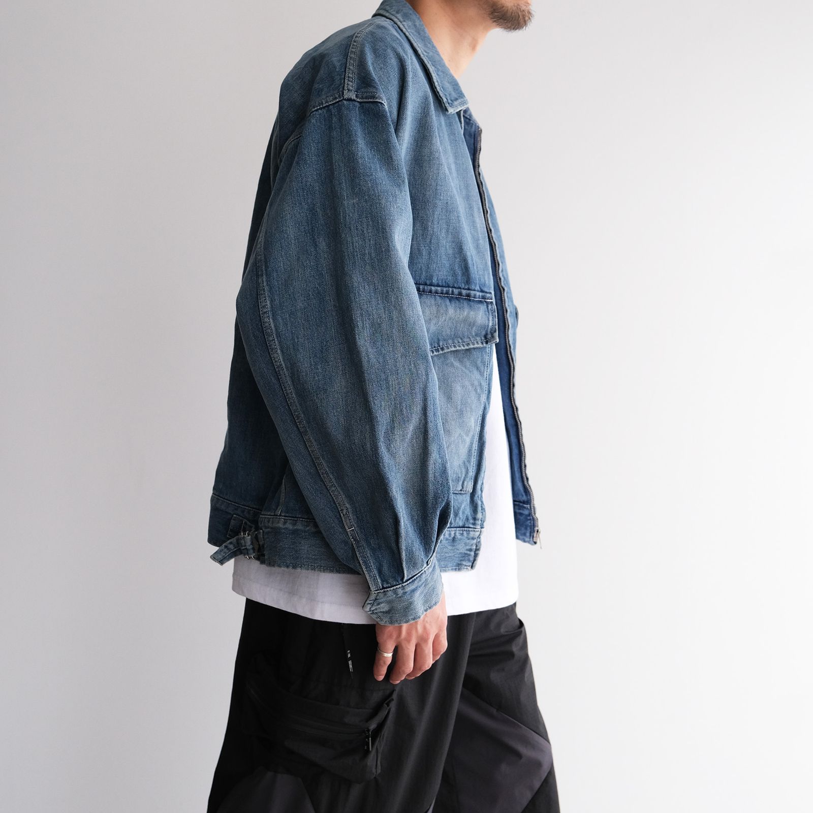 Graphpaper - Selvage Denim Zip Jacket -デニムジャケット