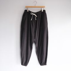 SAUNAS"サ"Towel Cloth Wide Easy Pants -パジャマ-（Charcoal Gray / チャコールグレー）