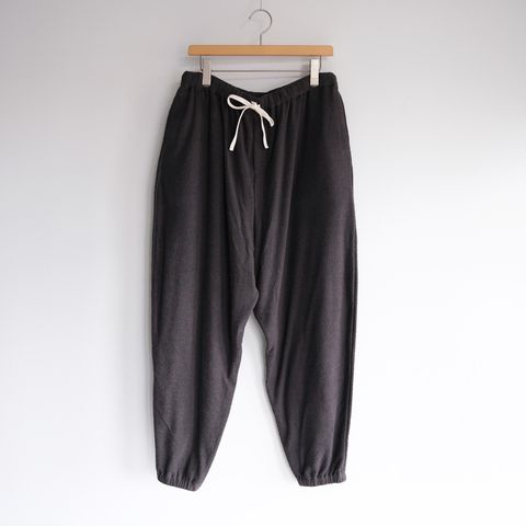 SAUNAS"サ"Towel Cloth Wide Easy Pants -パジャマ-（Charcoal Gray / チャコールグレー）