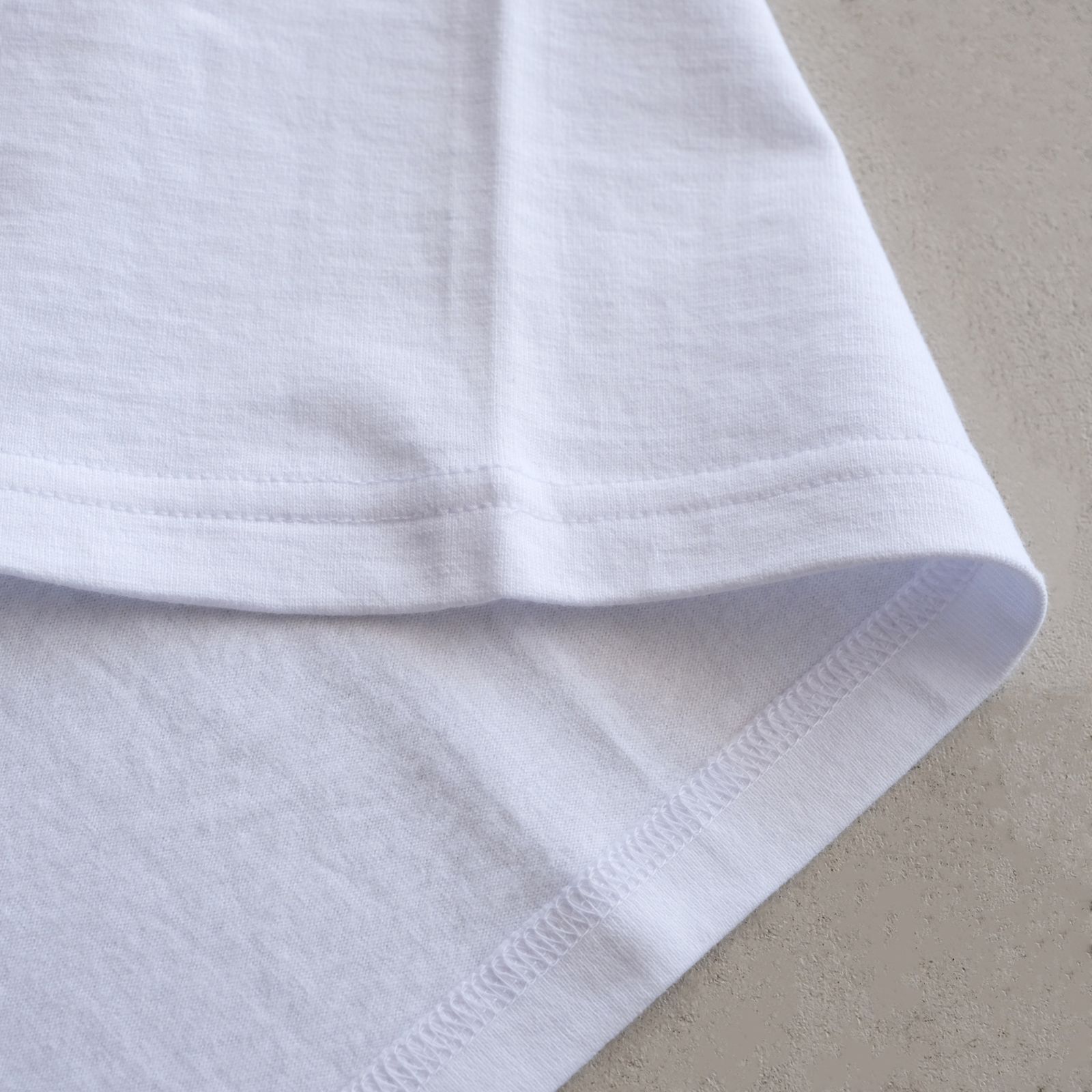 L/S Crew Neck Tee -Tシャツ-（White / ホワイト）GU254-70002B