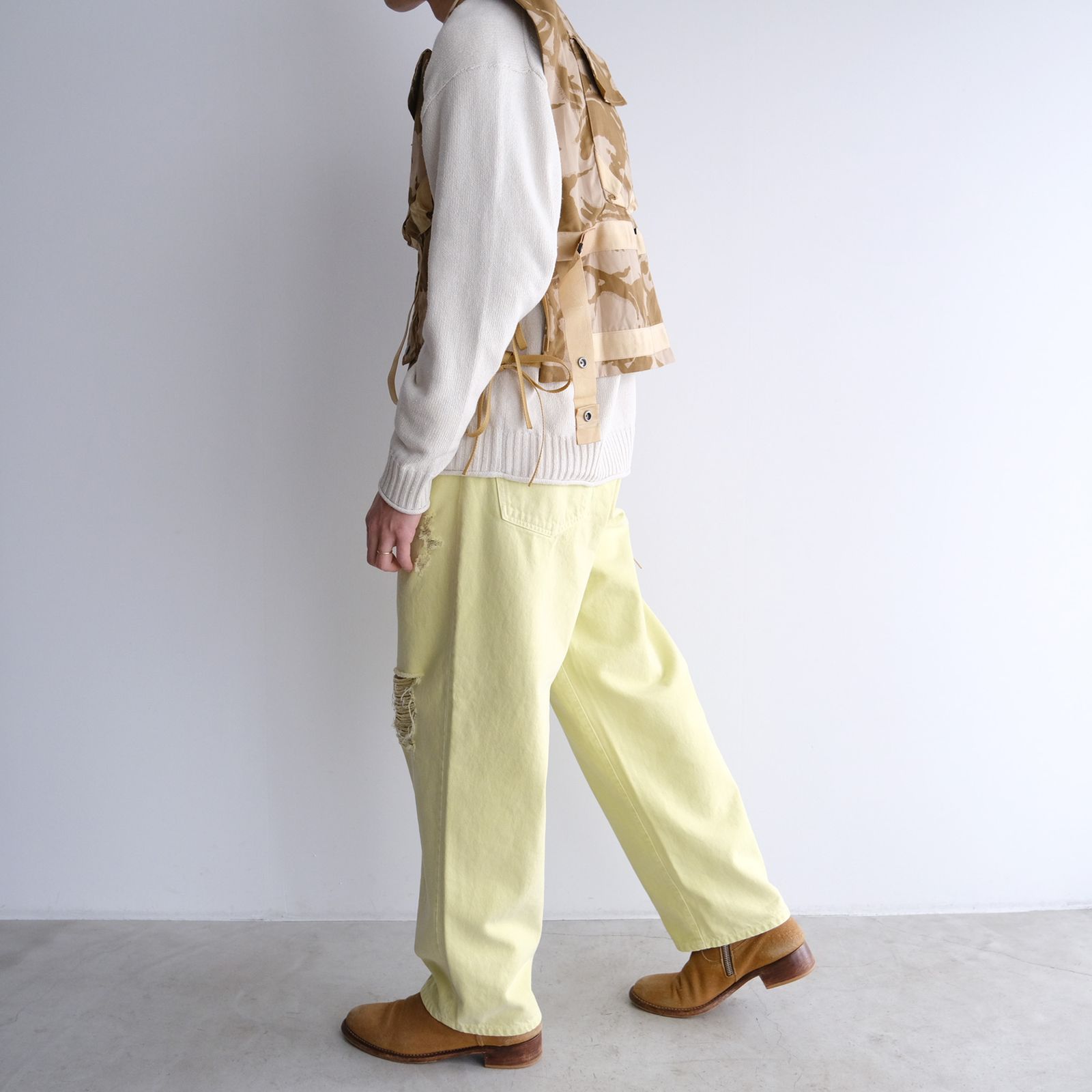 Cotton Denim -Denim Pants- パンツ（L.Yellow / L.イエロー）