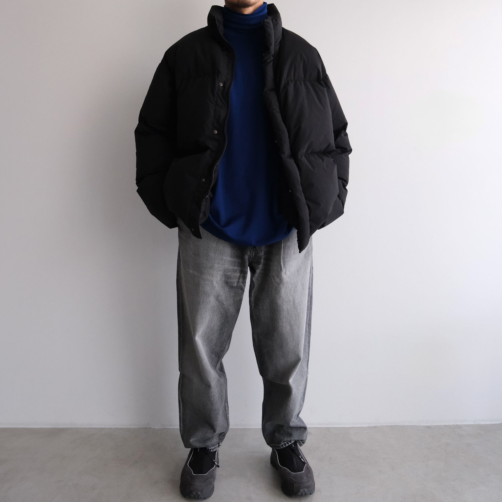 Garment Dyed Down Jacket -ダウンジャケット-（Black / ブラック）GM253-30574