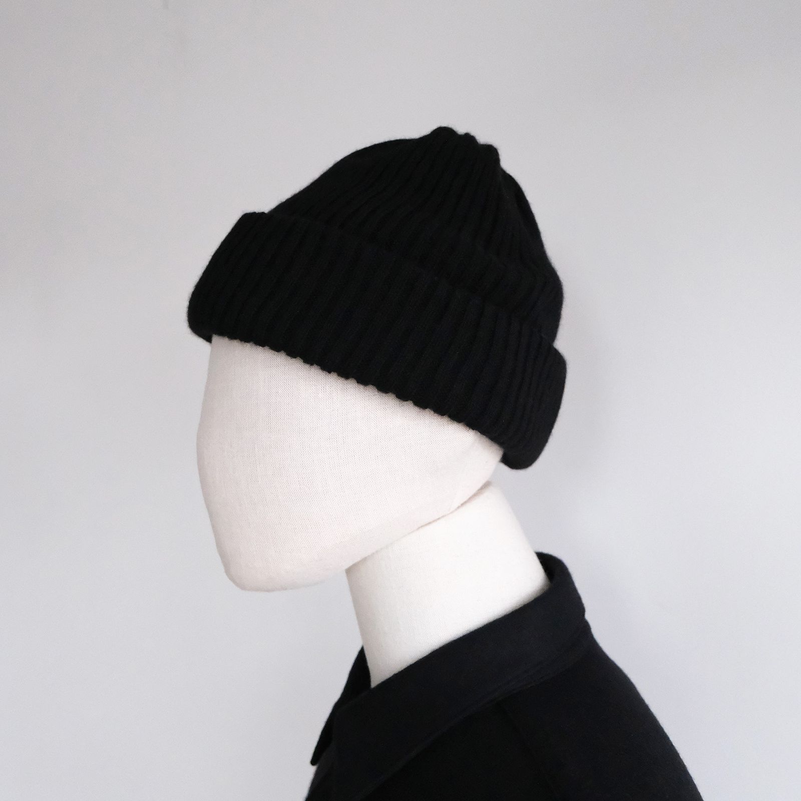 Cashmere Knit -ニットキャップ-（Black / ブラック）