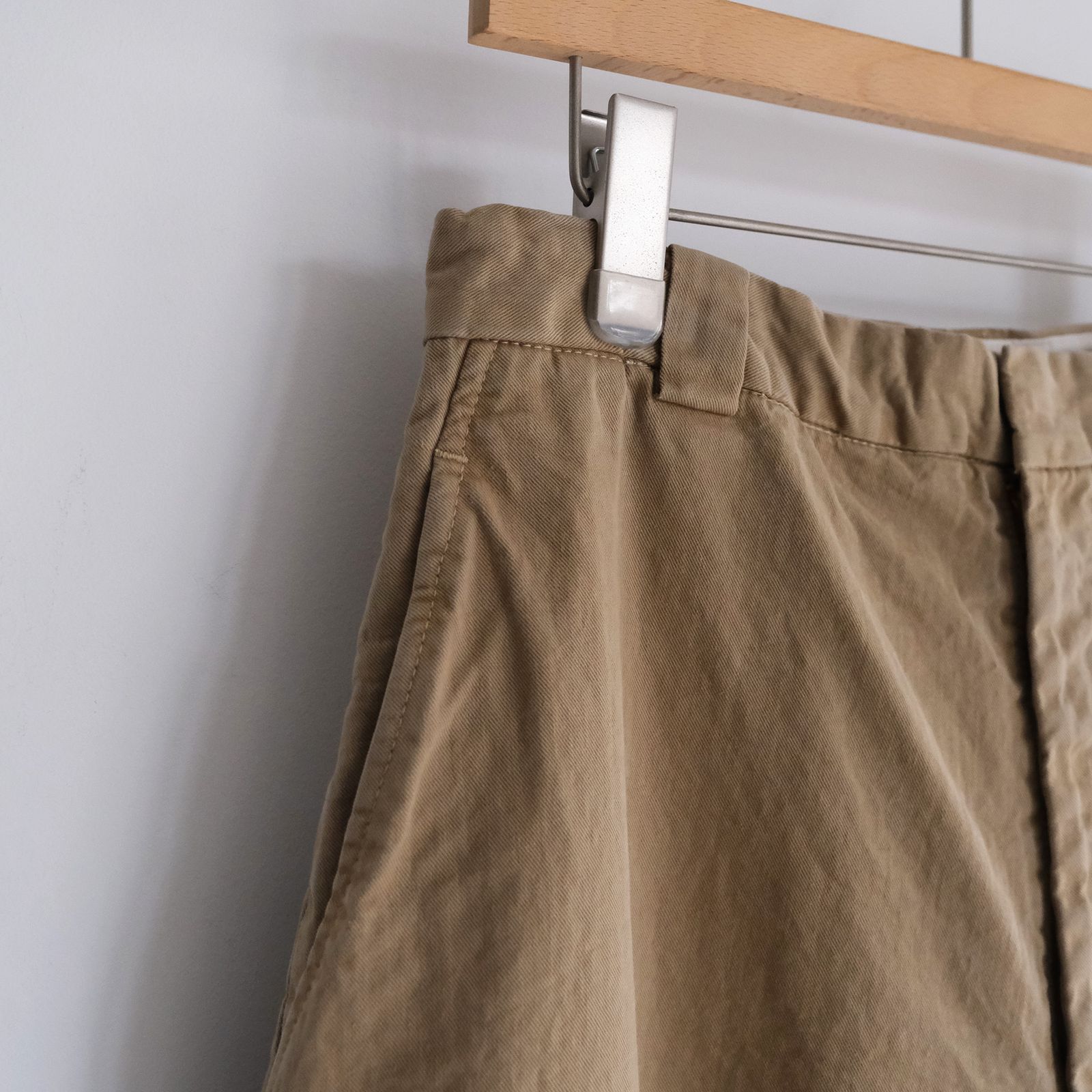 Chino High Waist Pants -パンツ-（Beige Used / ベージュ ユーズド）