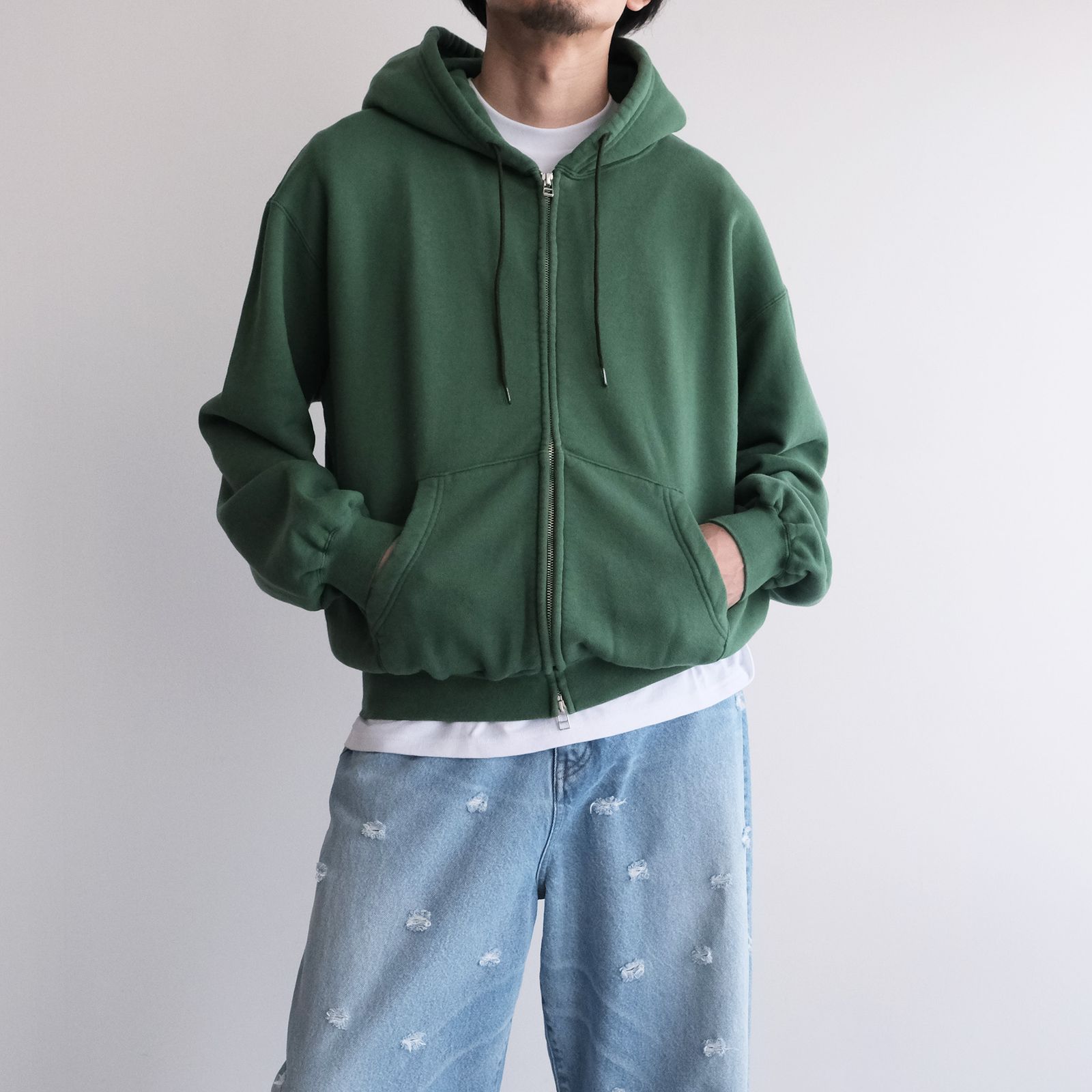 Jumberca Zip Up Hoodie -パーカー-（Green / グリーン）