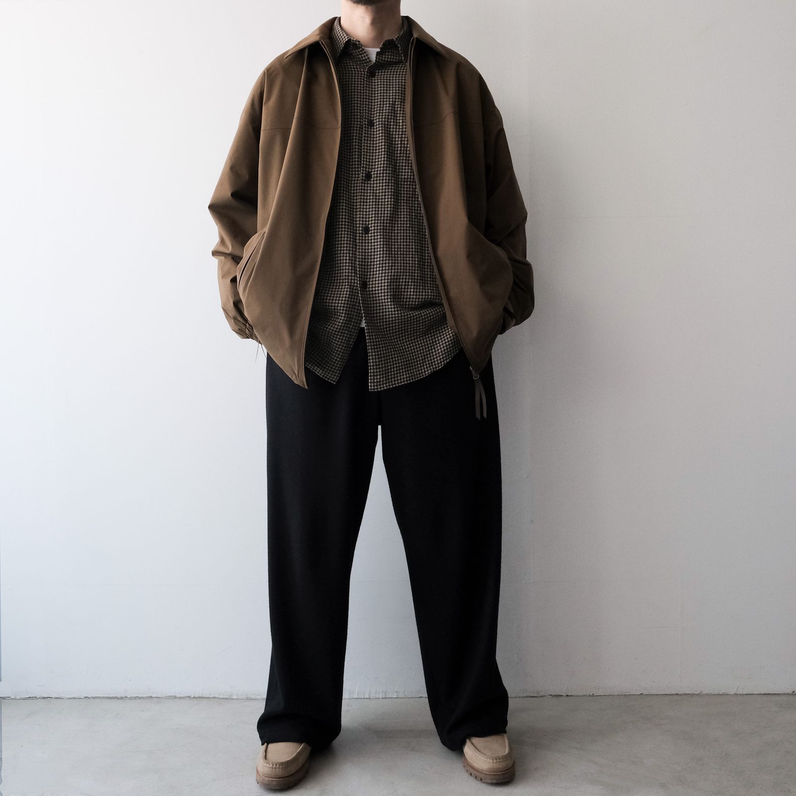 PERTEX SHIELD Light Thermo Zip-Up Jacket -ブルゾン-（Brown / ブラウン）GM263-30270