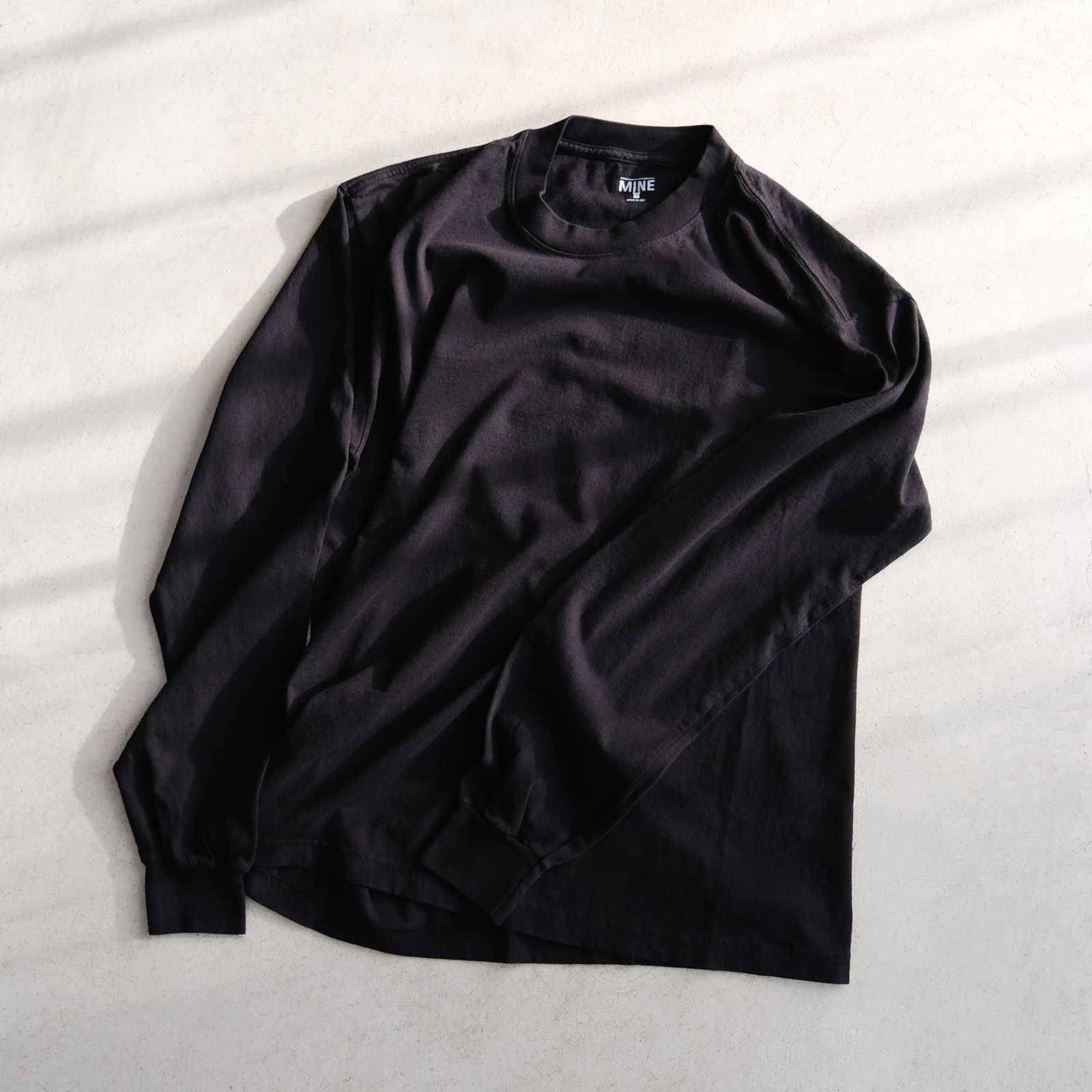 MINE Duct Tape L/S T-Shirt / Black Label / ロンT / ブラック