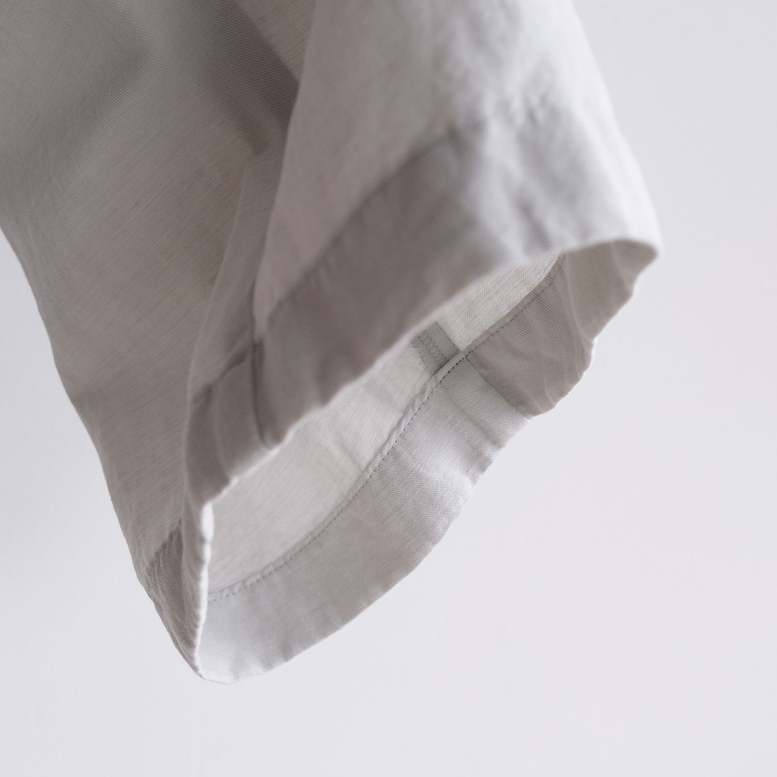 Cotton Linen Voile Loose Fit Pants -パンツ-（Sax / サックス）