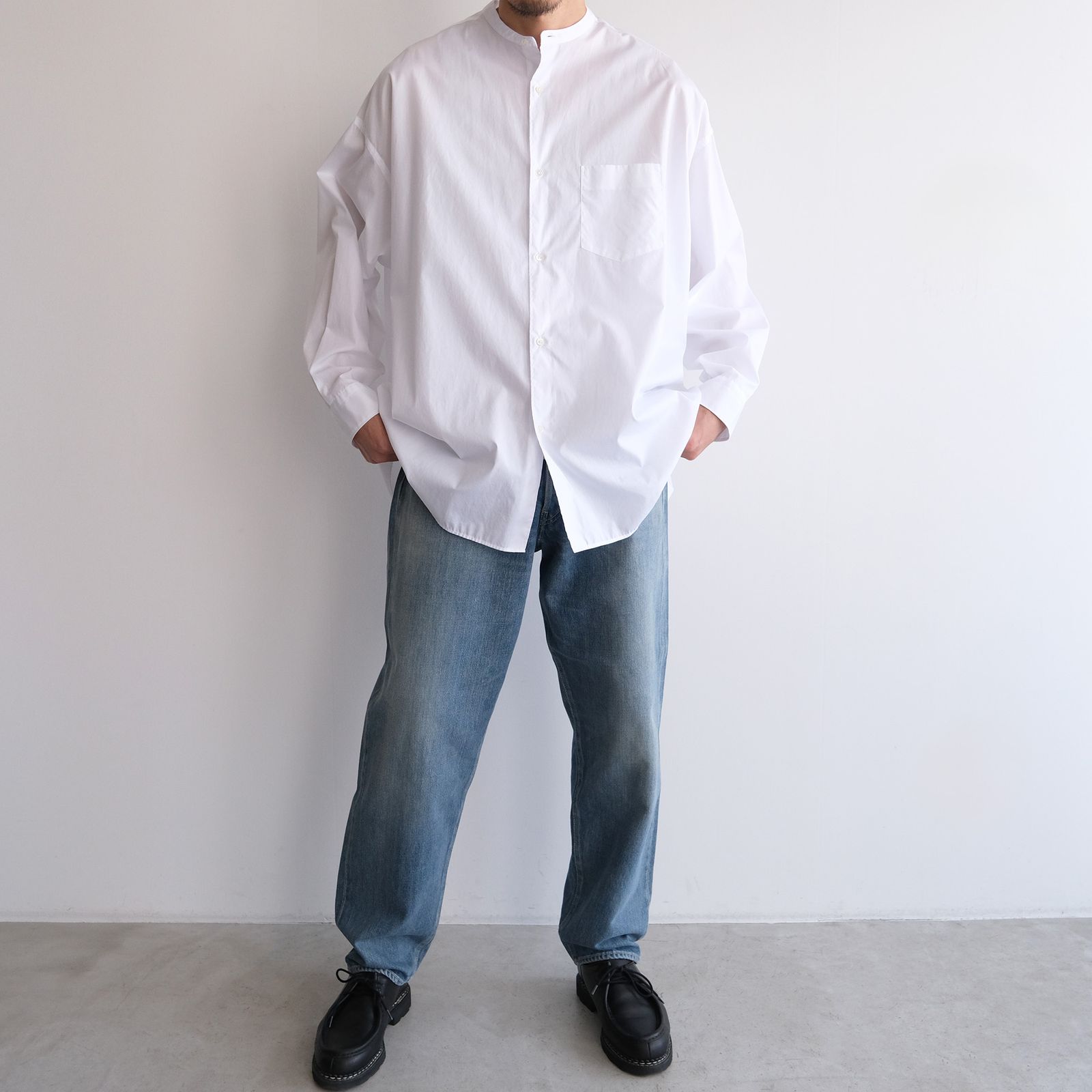Selvage Denim Five Pocket Tapered Pants -パンツ-（Indigo Light Fade / インディゴライトフェード）
