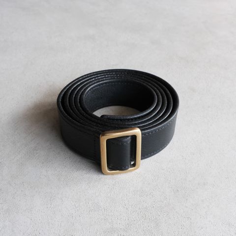 Cowhide Leather Belt -ベルト-（Black / ブラック）
