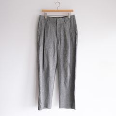Linen-1 Tuck Pantst -パンツ-（G.Plaid / グレンチェック）
