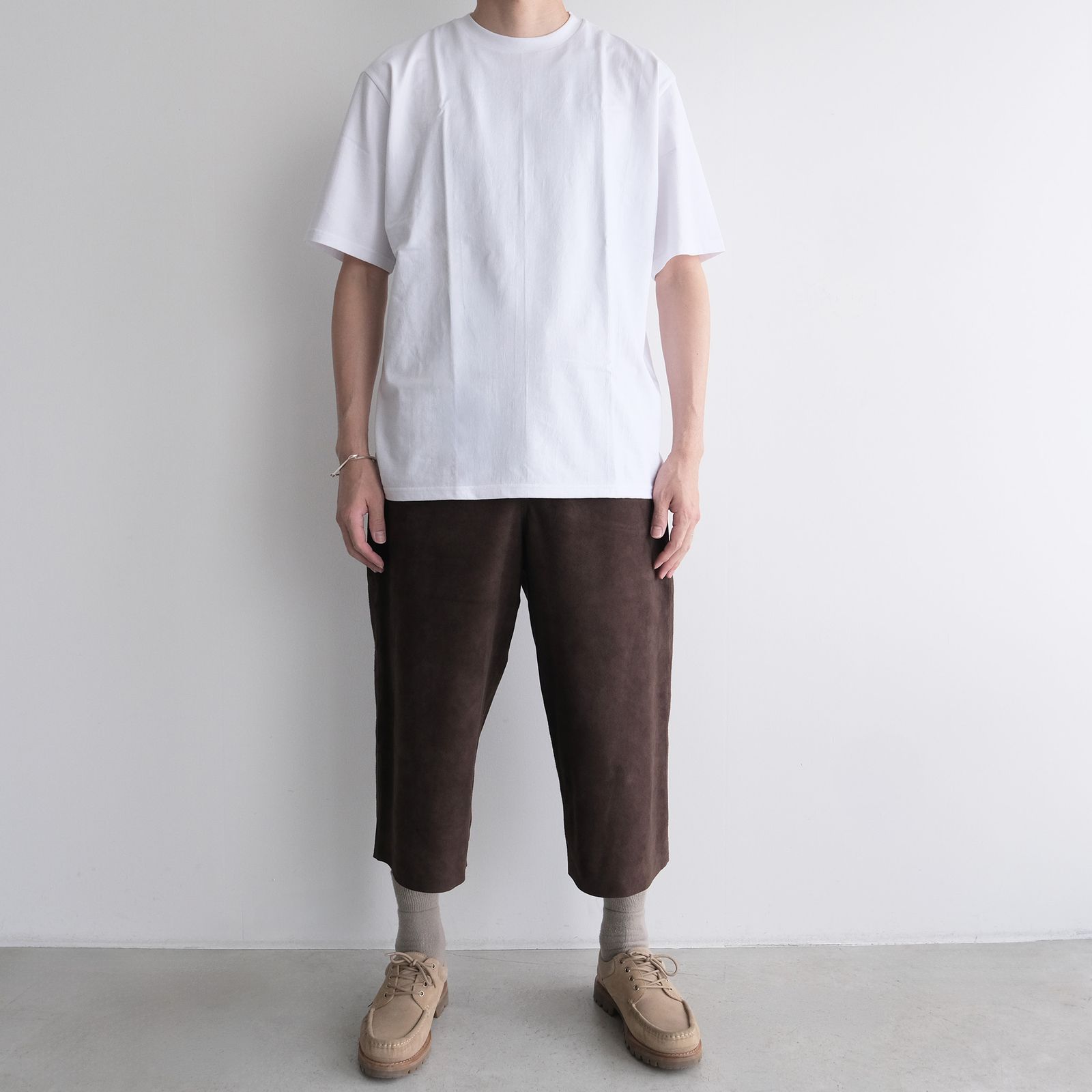 Suede Trousers -パンツ-（Brown / ブラウン）
