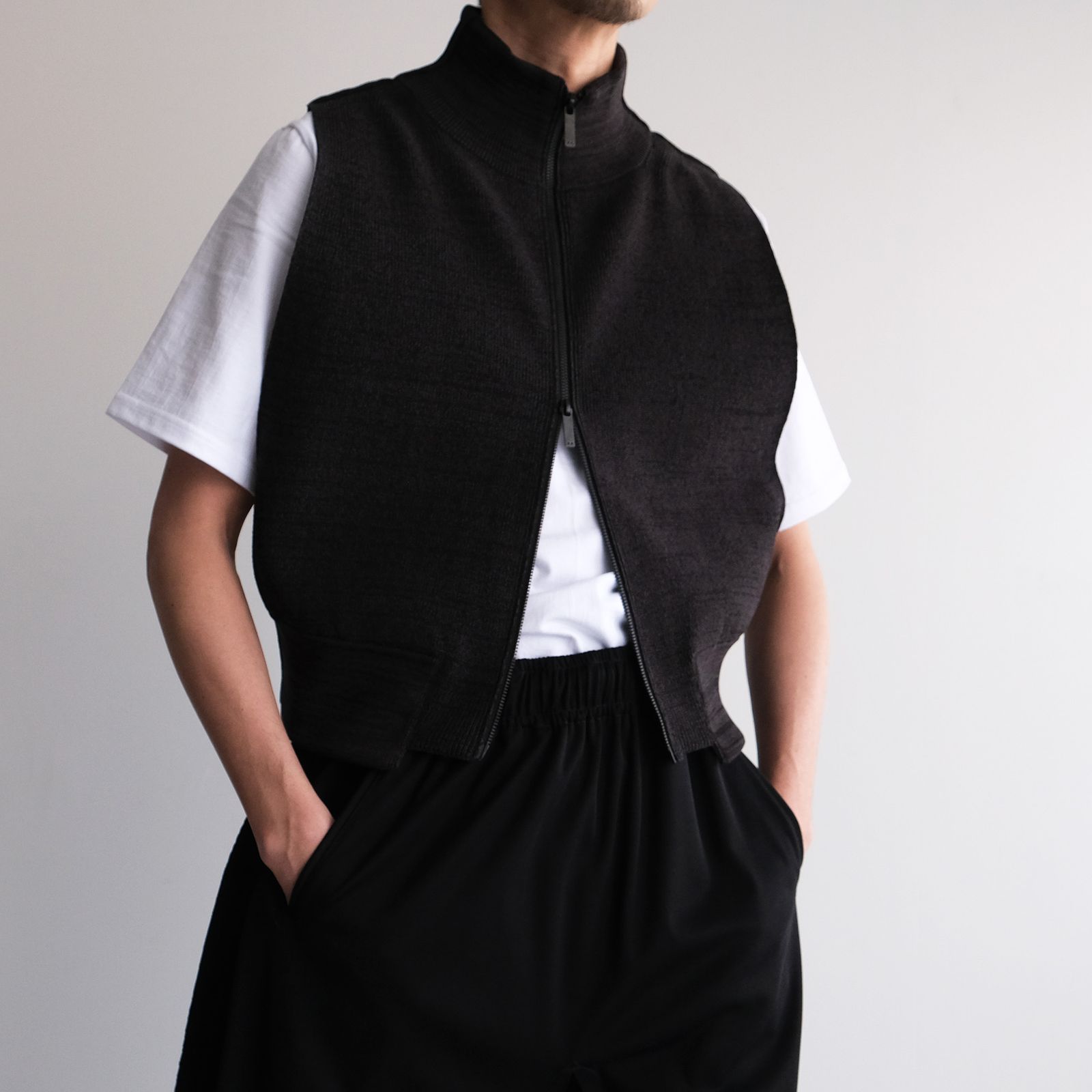Driver's Knit Vest -ベスト-（Black / ブラック）