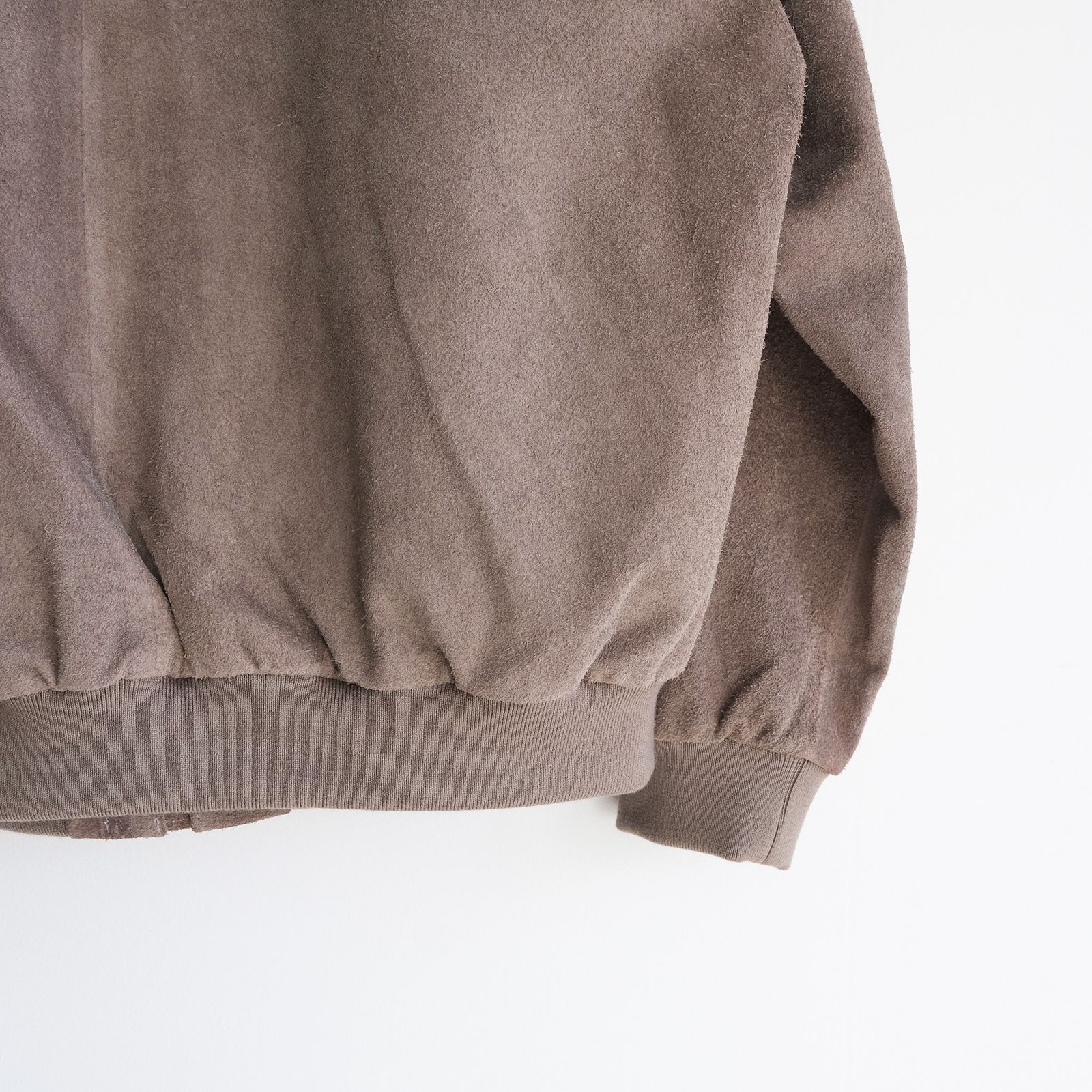 Hairy Suede Raglan Blouson -ブルゾン-（Ash / アッシュ）GU263-30324