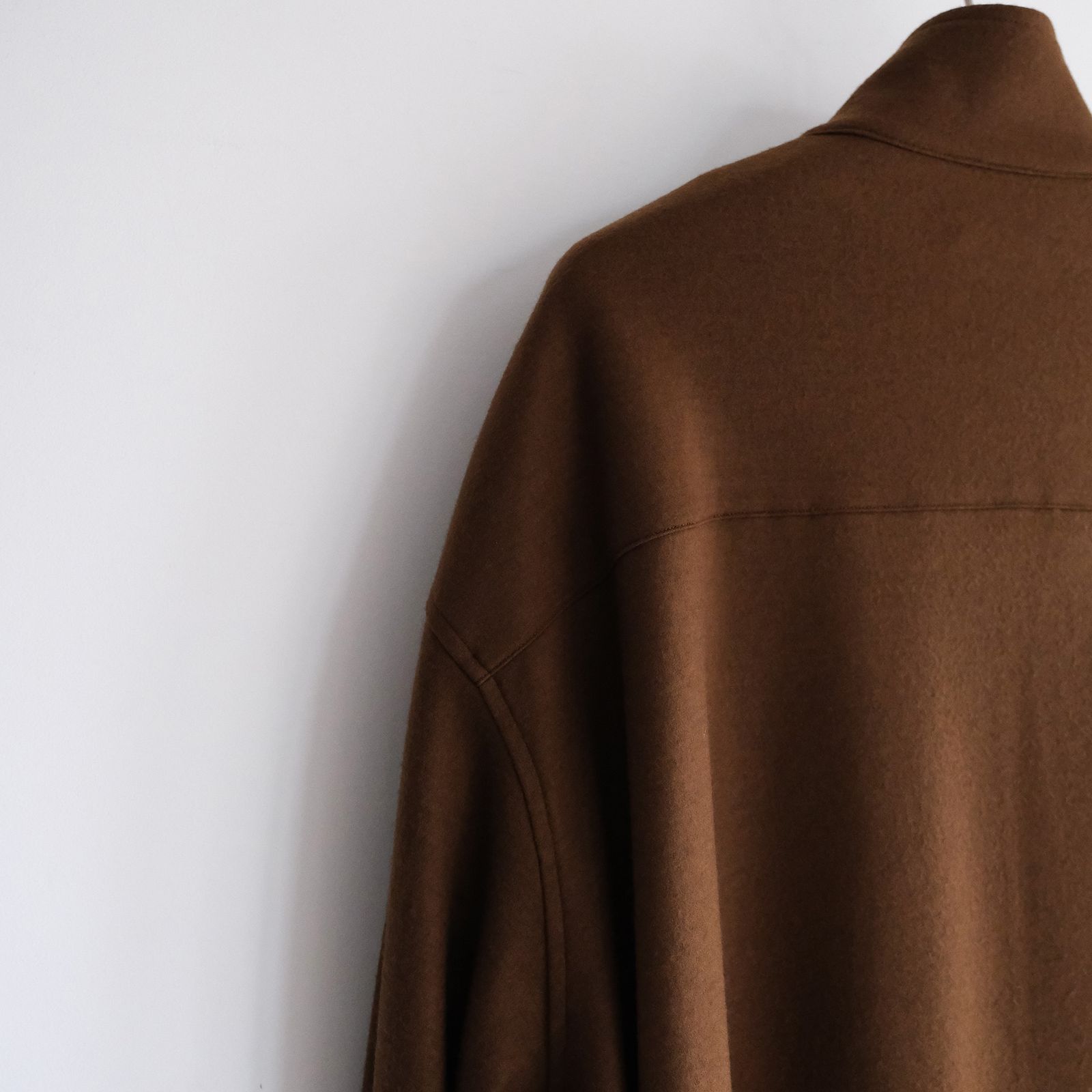 Wool Smooth Flannel Track Blouson -ブルゾン-（Brown / ブラウン）