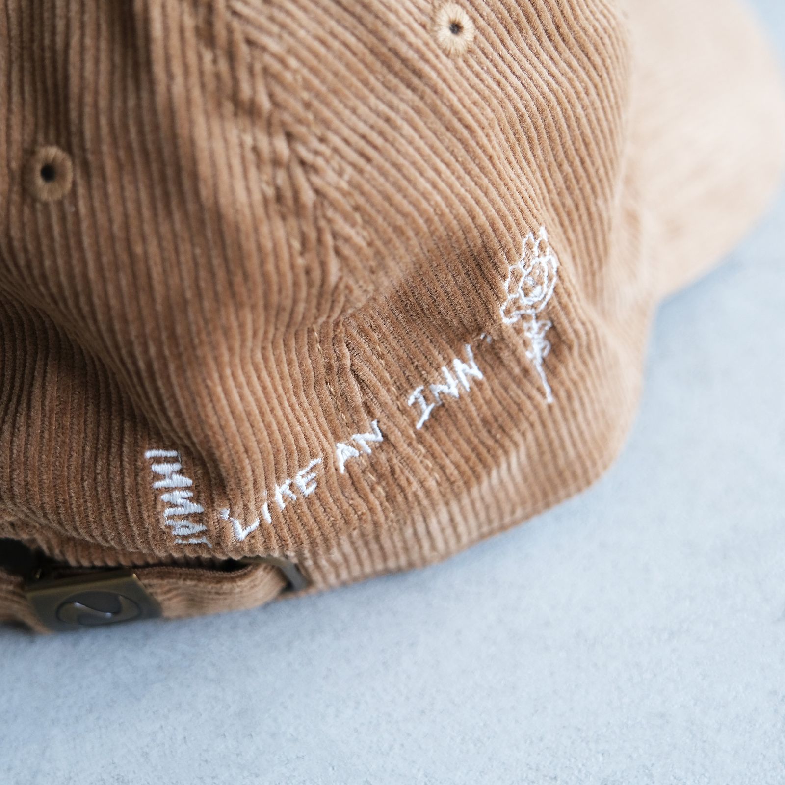 Embroidered Cap -キャップ-（Beige / ベージュ）