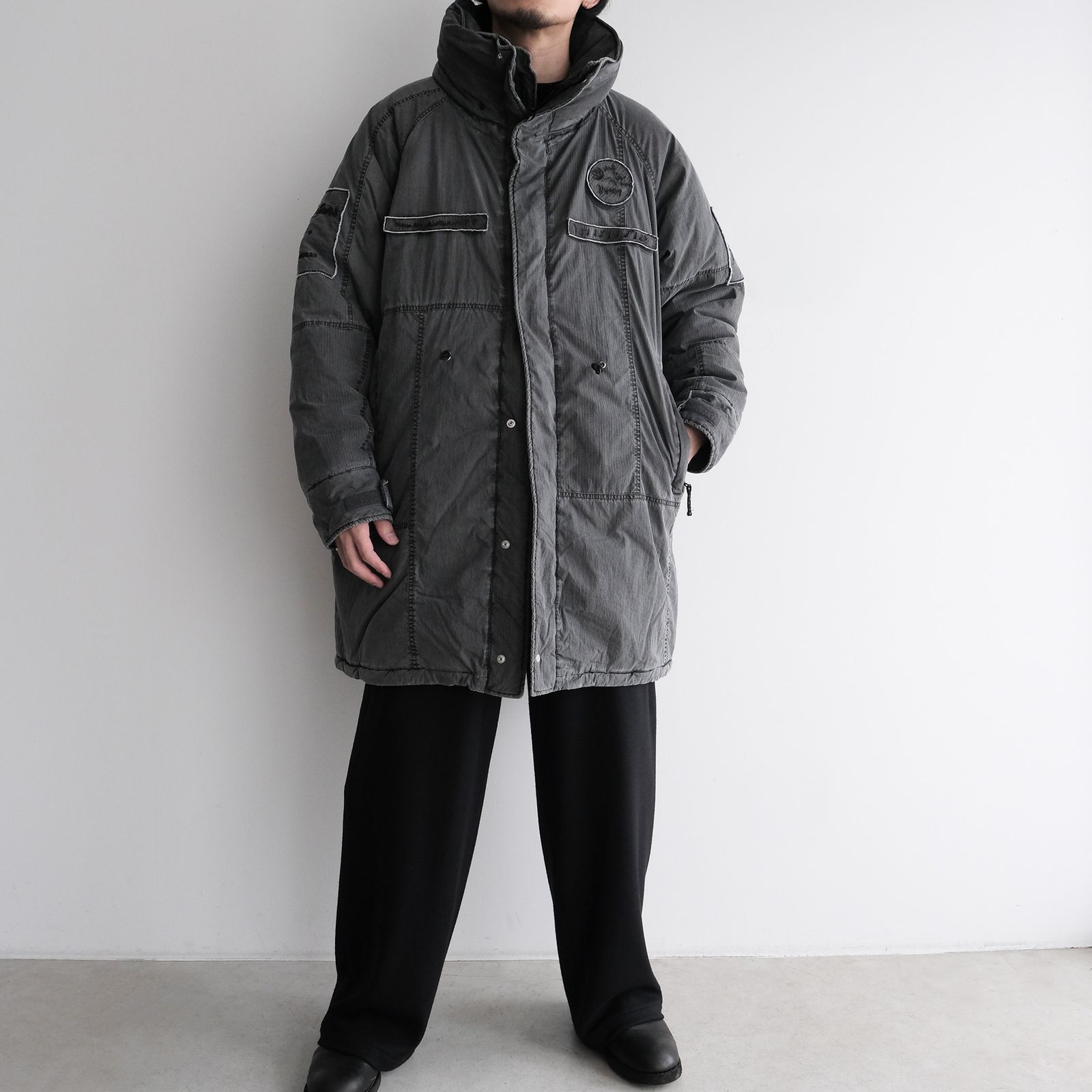 Padded Tactical Field Coat（INNAT×WILD THINGS）-コート-（Black / ブラック）