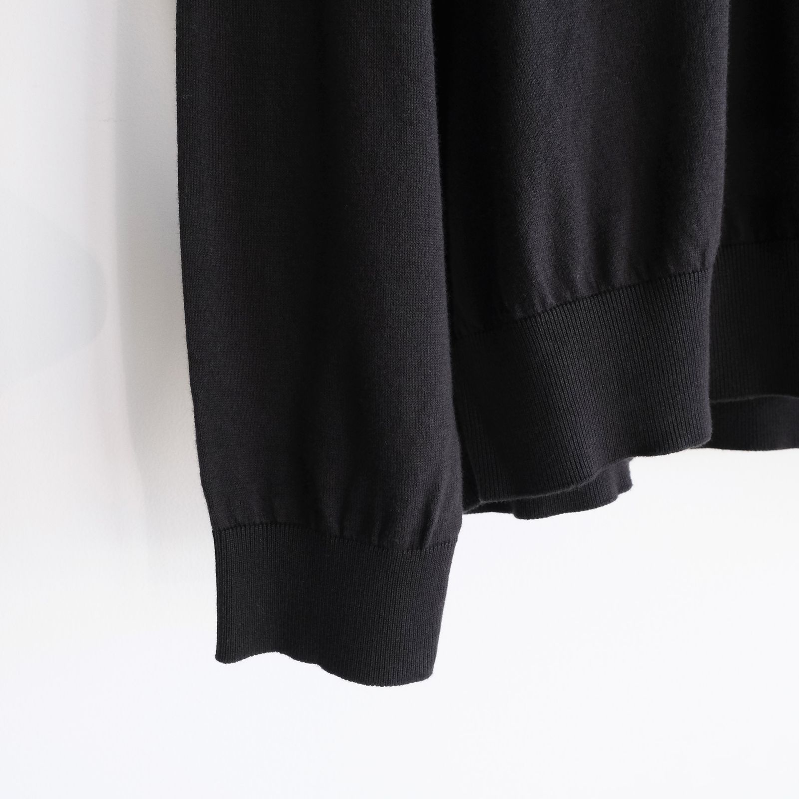 Smooth Suvin Turtleneck Sweater -セーター-（Black / ブラック）