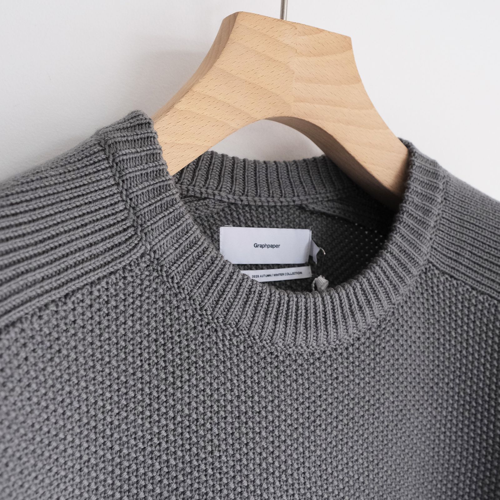 Soft Wool Command Sweather -ニット-（Stone Gray / ストーングレー）GU263-80600