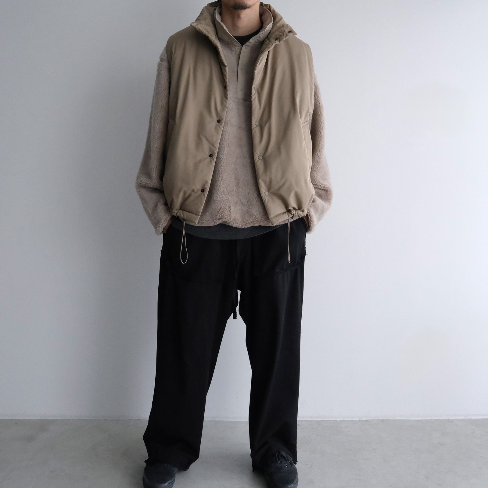 Wool Boa Pullover -ジャケット-（Grege / グレージュ）