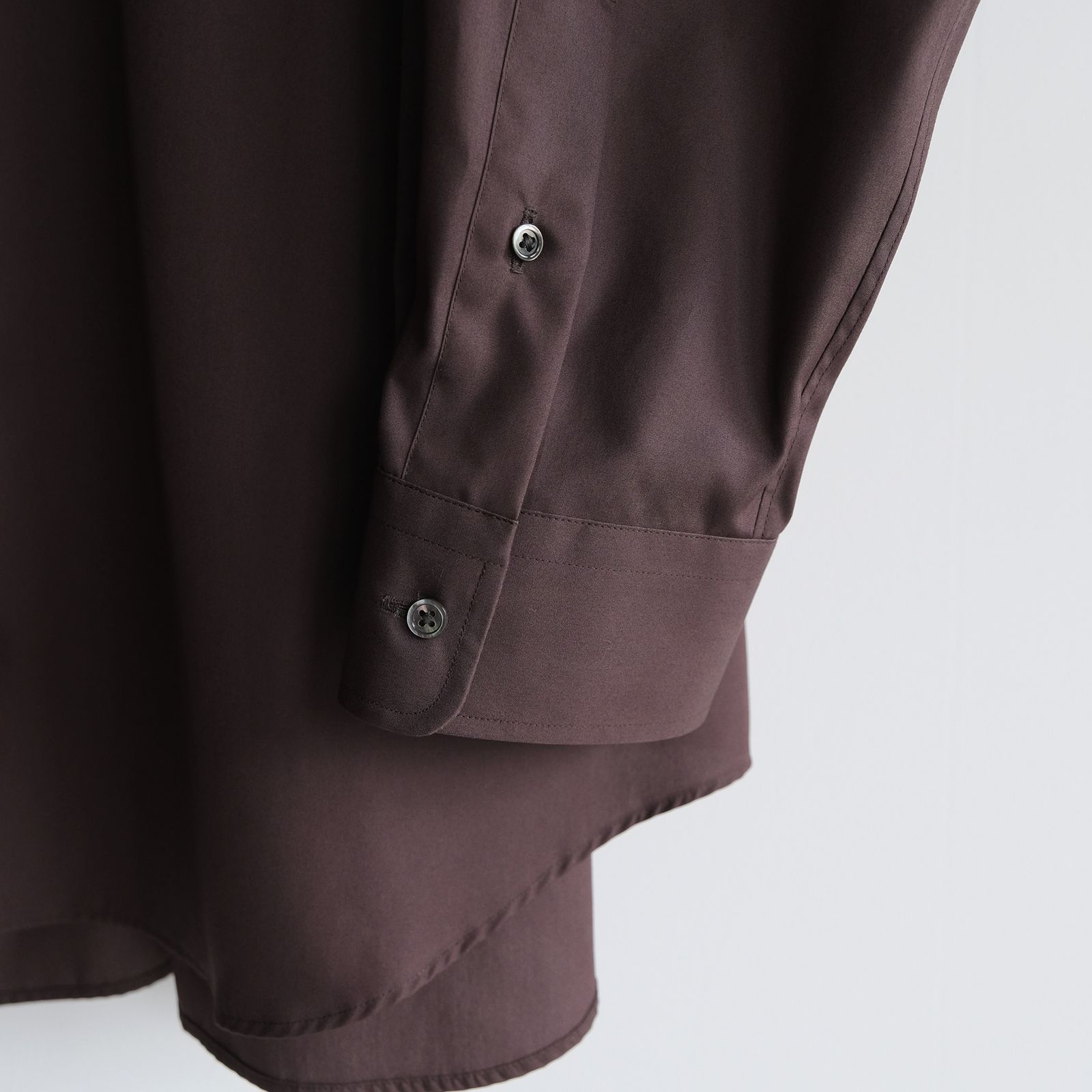 Easy Care Poplin L/S Oversized B.D Shirt -シャツ-（Brown / ブラウン）GM263-50620