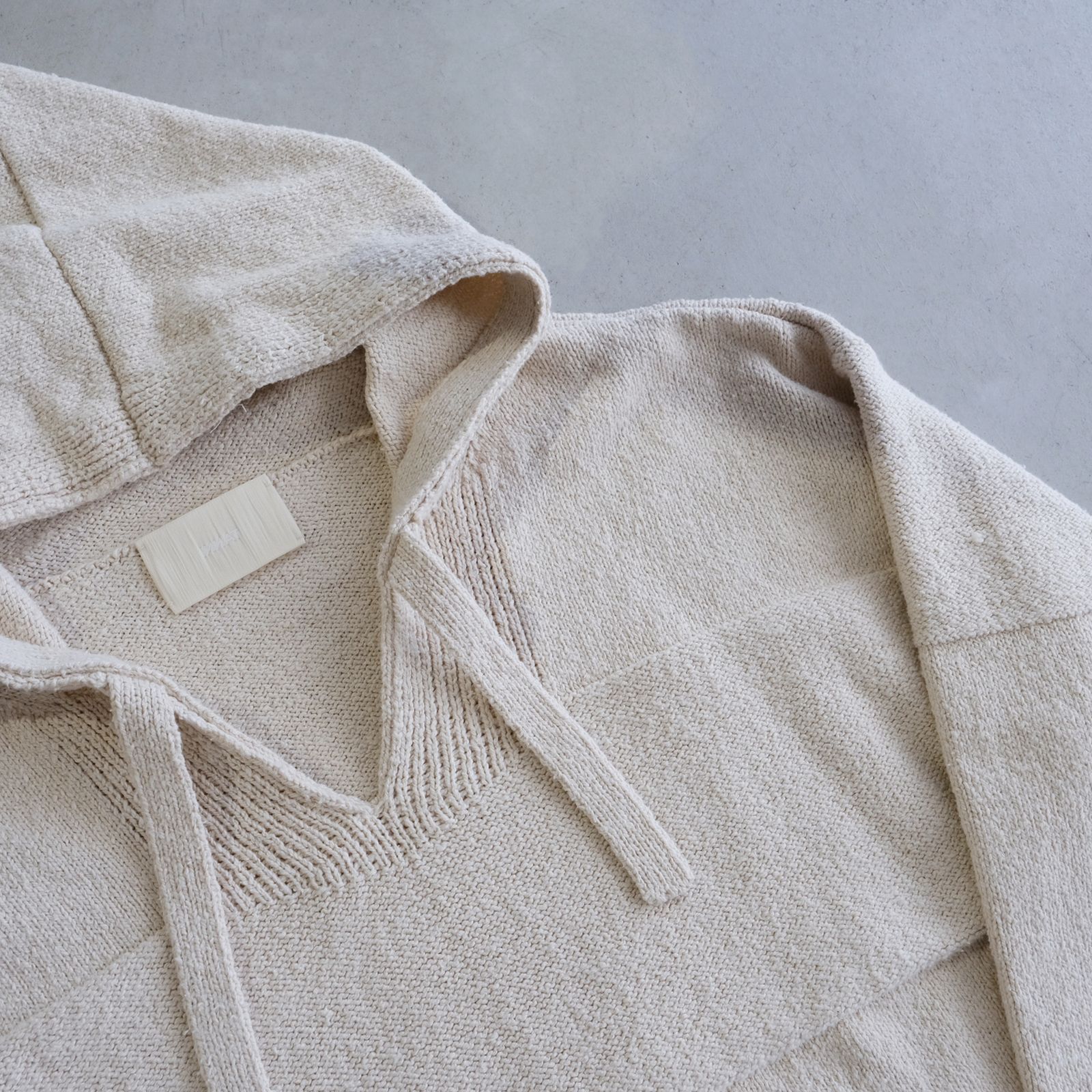 Mexican Knit Hoodie -ニット-（Natural / ナチュラル）