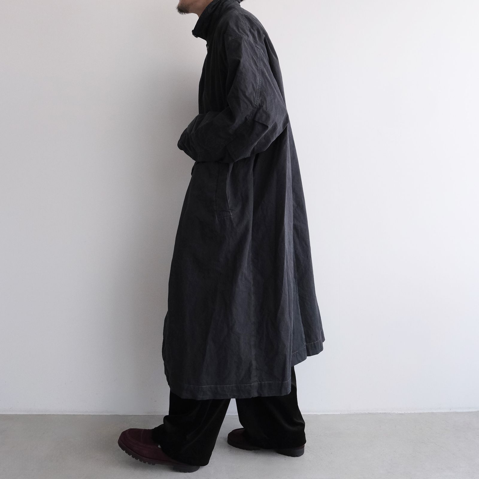 Long Over Coat -コート-（Dark Navy / ダークネイビー）
