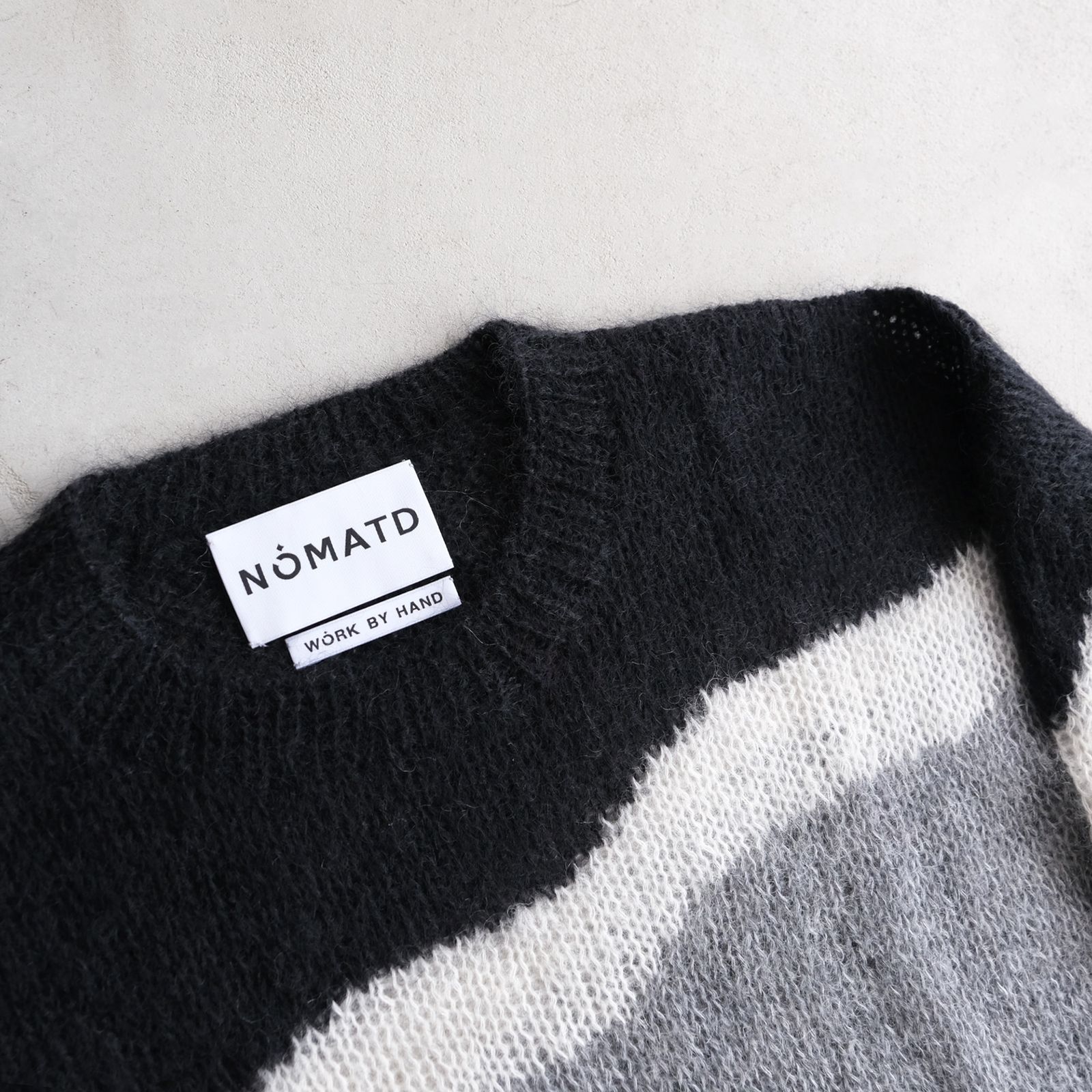 Hand Knitted Mohair Sweater -ニット-（Black / ブラック）