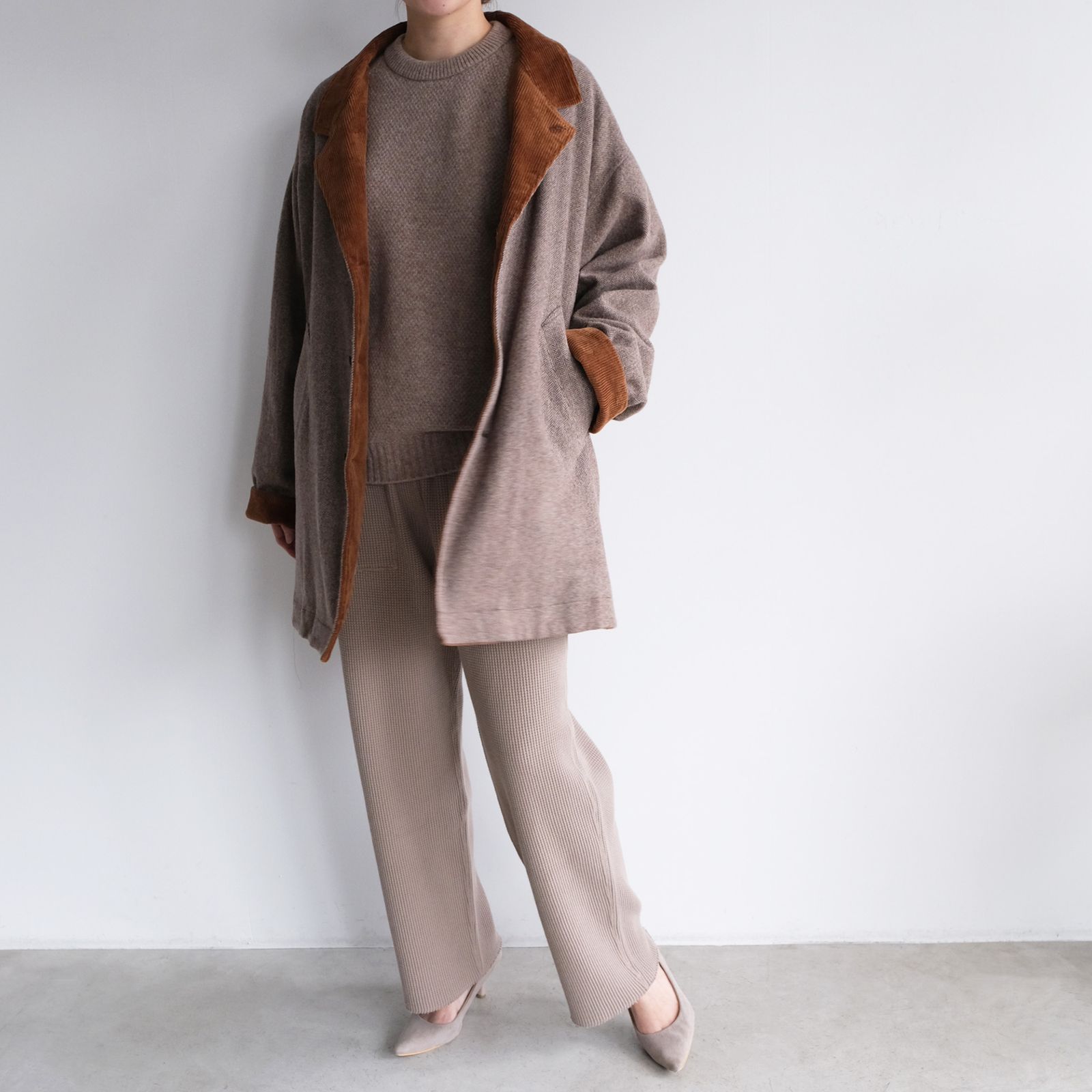 Novem Jacket -ジャケット-（Brown Herringbone / ブラウン ヘリンボーン）