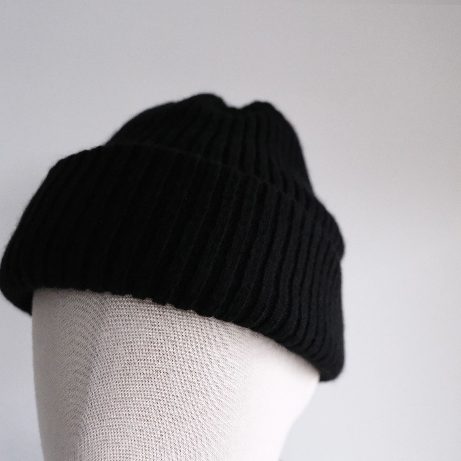 Cashmere Knit -ニットキャップ-（Black / ブラック）