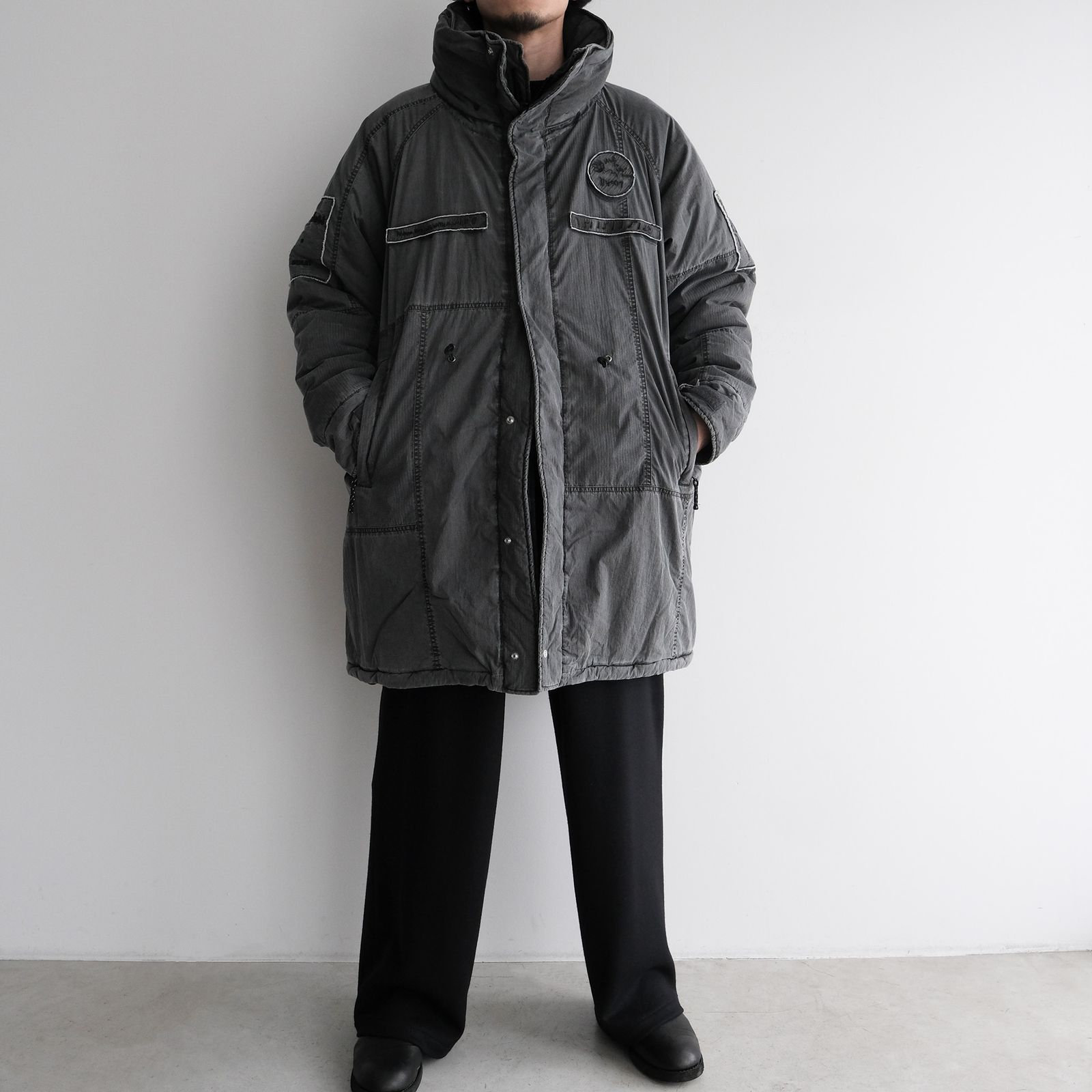 Padded Tactical Field Coat（INNAT×WILD THINGS）-コート-（Black / ブラック）