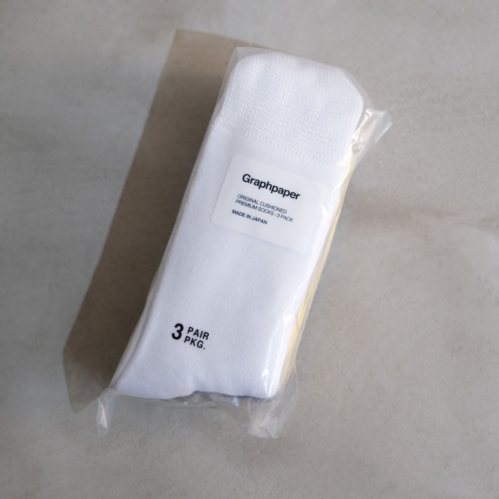Graphpaper 3-Pack Socks -ソックス-（Assort 1 / アソート1）