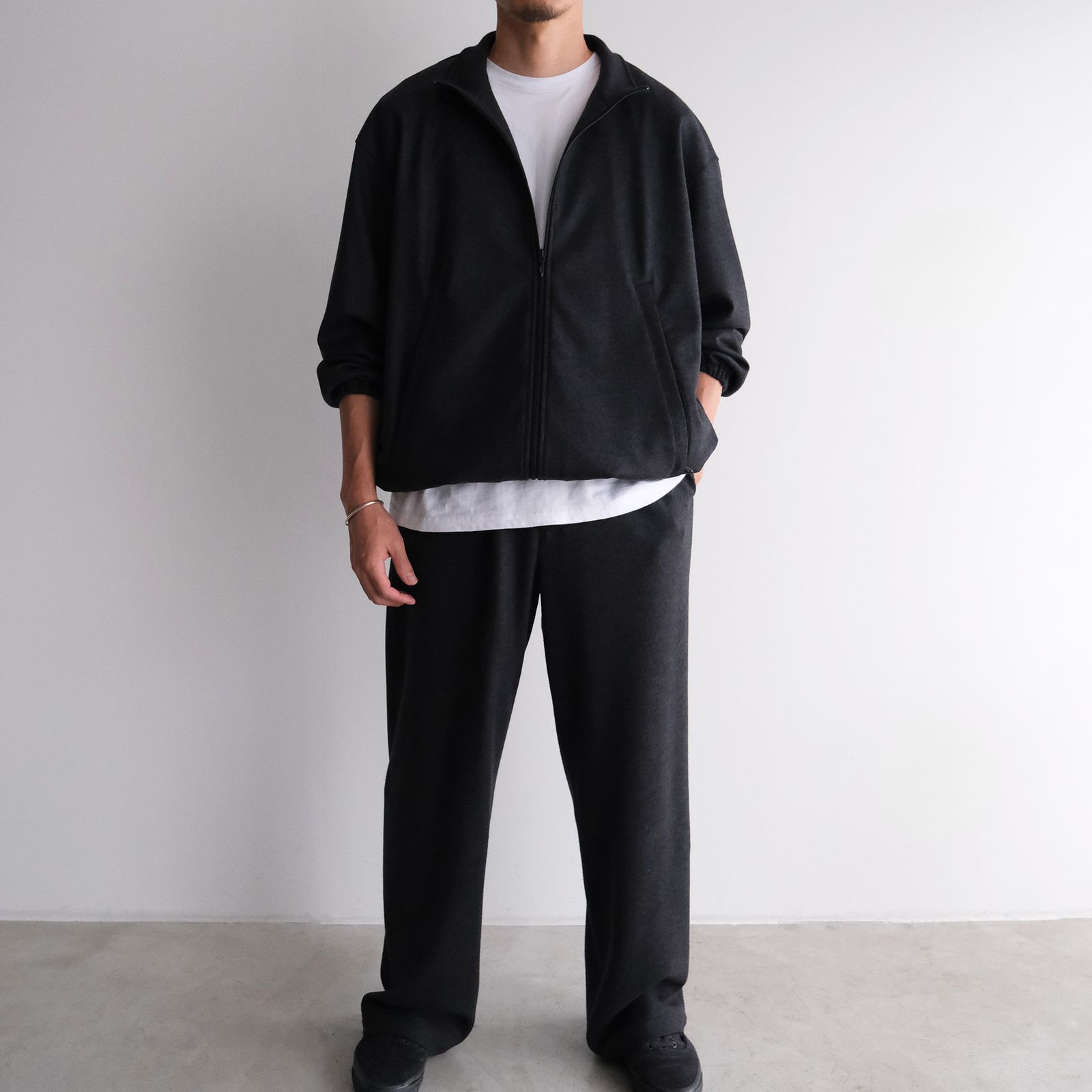 Wool Smooth Flannel Track Blouson -ブルゾン-（Gray / グレー）GU253-30220B