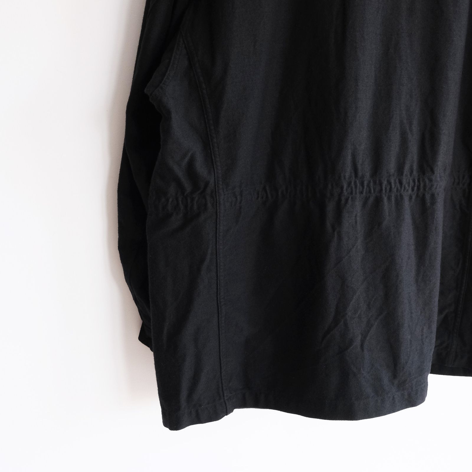Cotton Wool Miritary Blouson -ジャケット-（Black / ブラック）