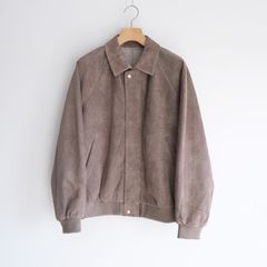 Hairy Suede Raglan Blouson -ブルゾン-（Ash / アッシュ）GU263-30324